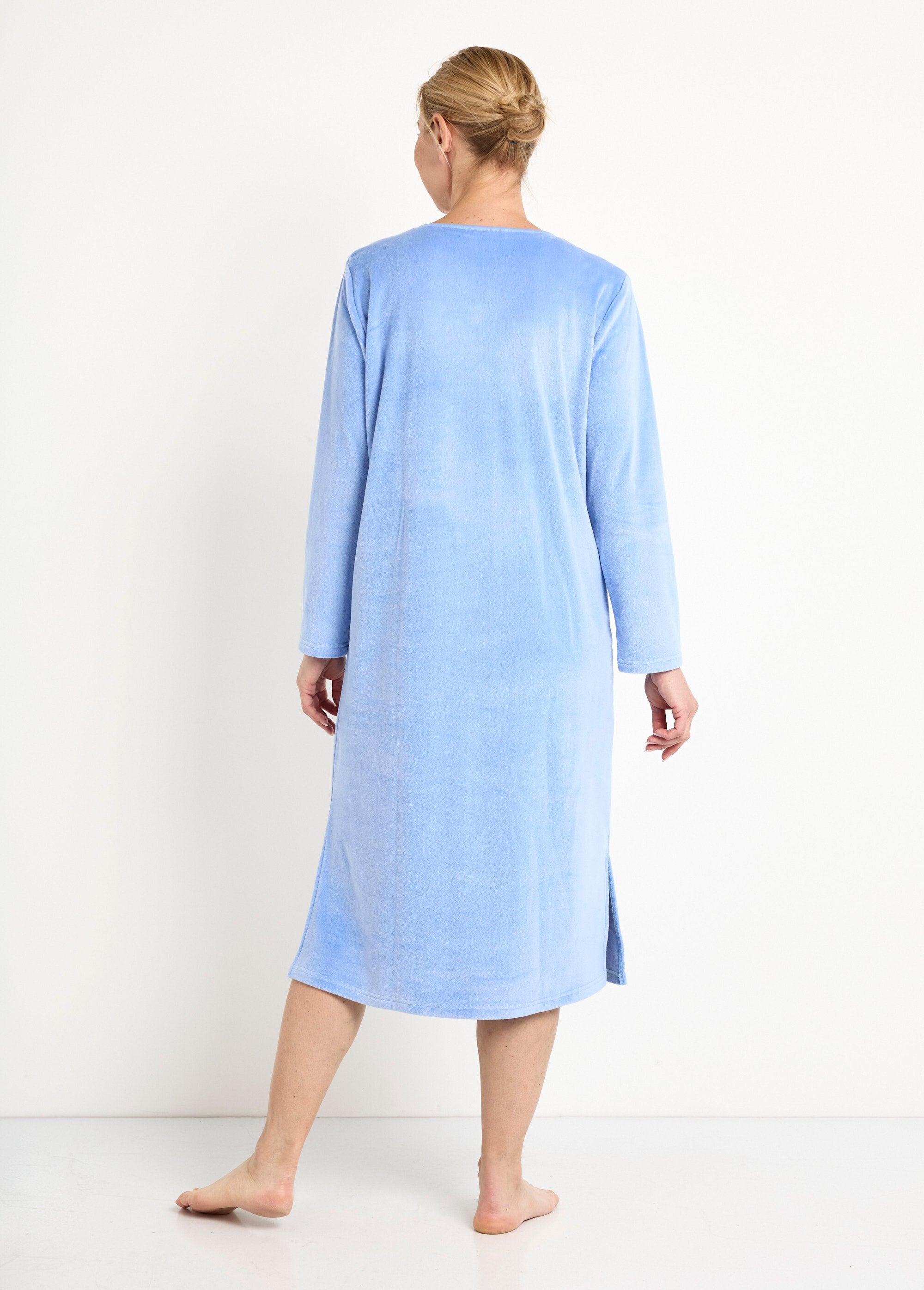 Chemise_de_nuit_polaire_mi-longue_brodée_Indigo_DO1_slim
