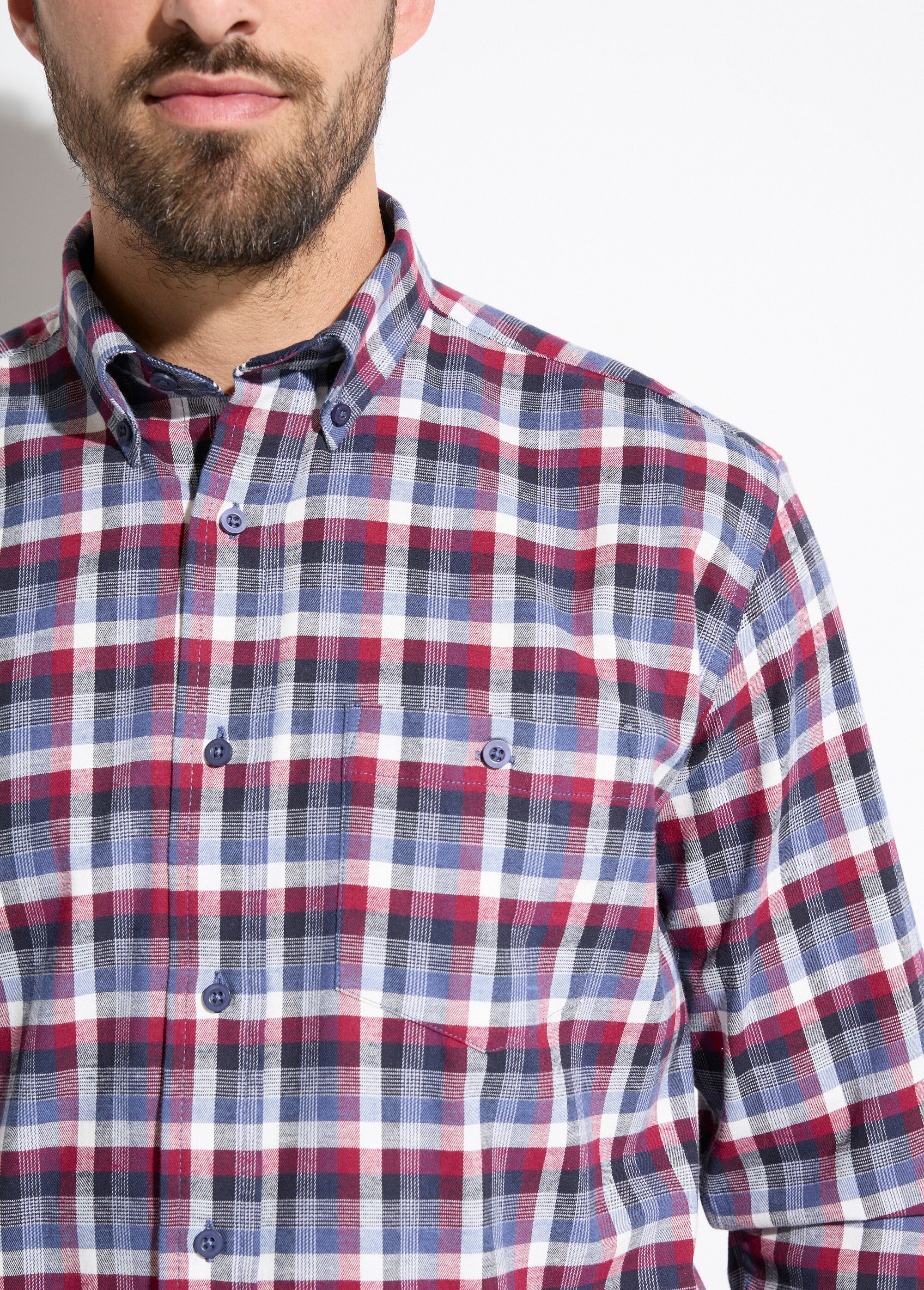 Camisa_de_flanela_elástica_com_mangas_compridas_Bordeaux_DE1_slim