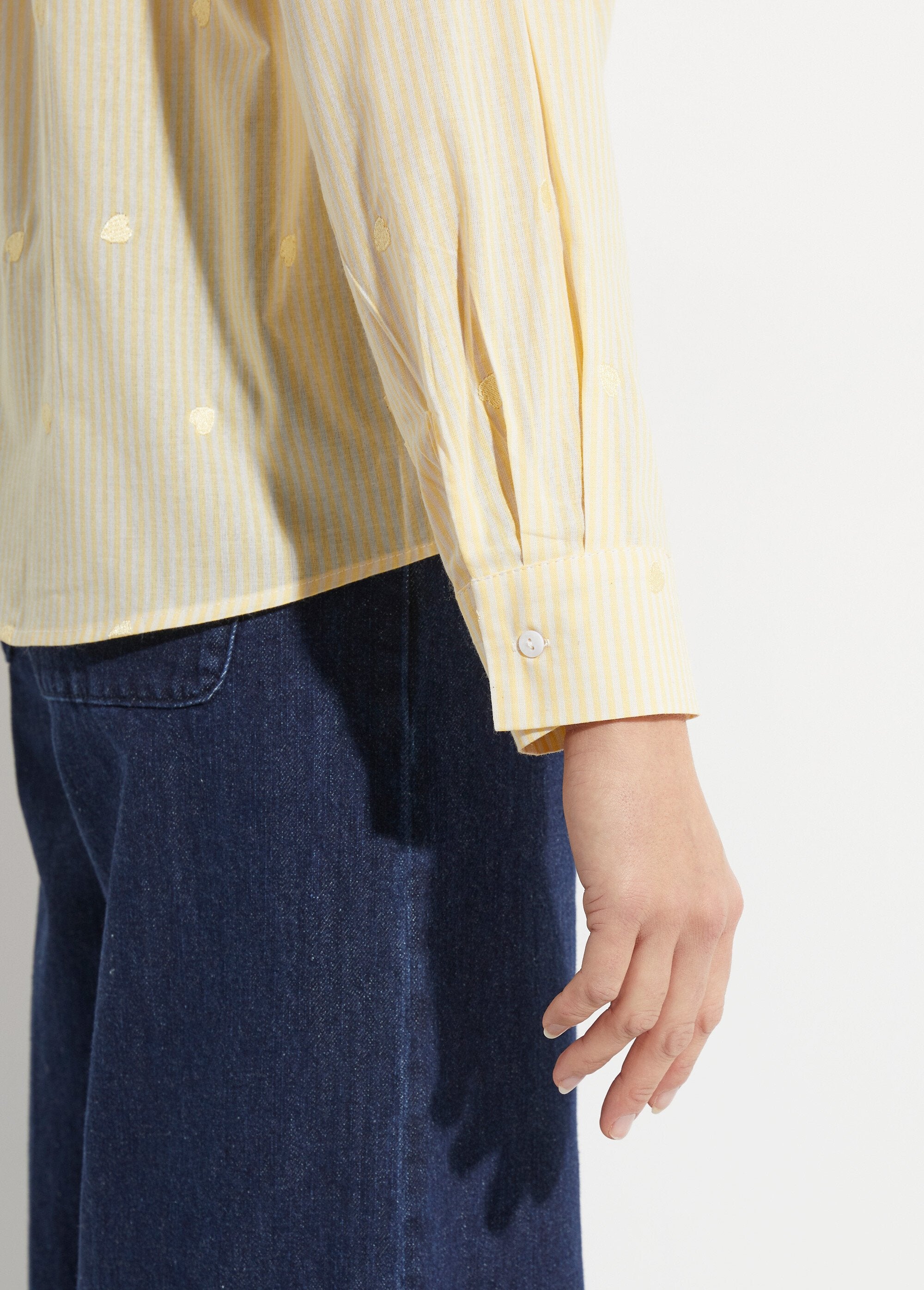 Chemisier_à_rayures_et_broderies_coeurs_Jaune_DE2_slim