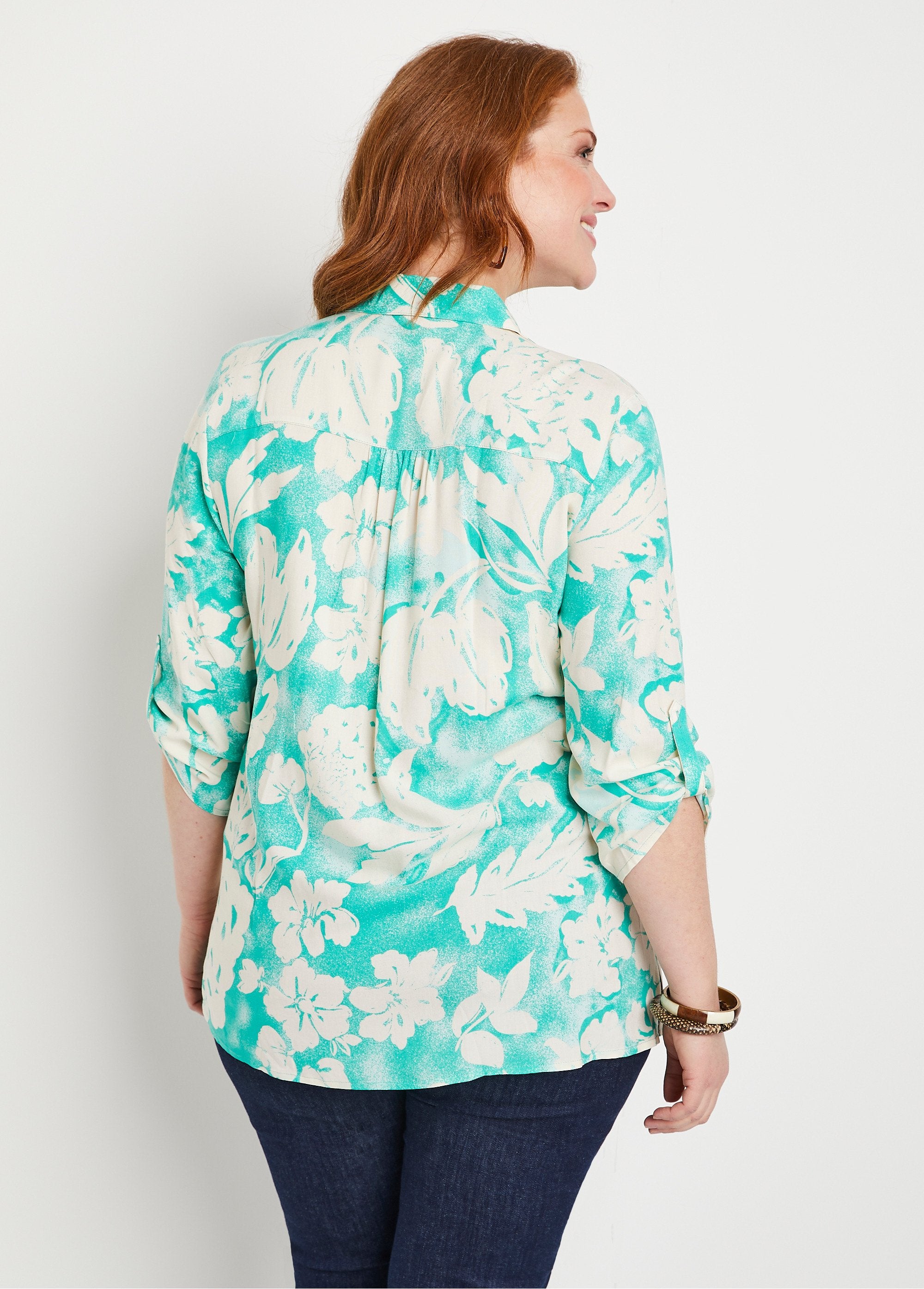 Blusa_longa_floral_solta_Verde_e_branco_DO1_curvy