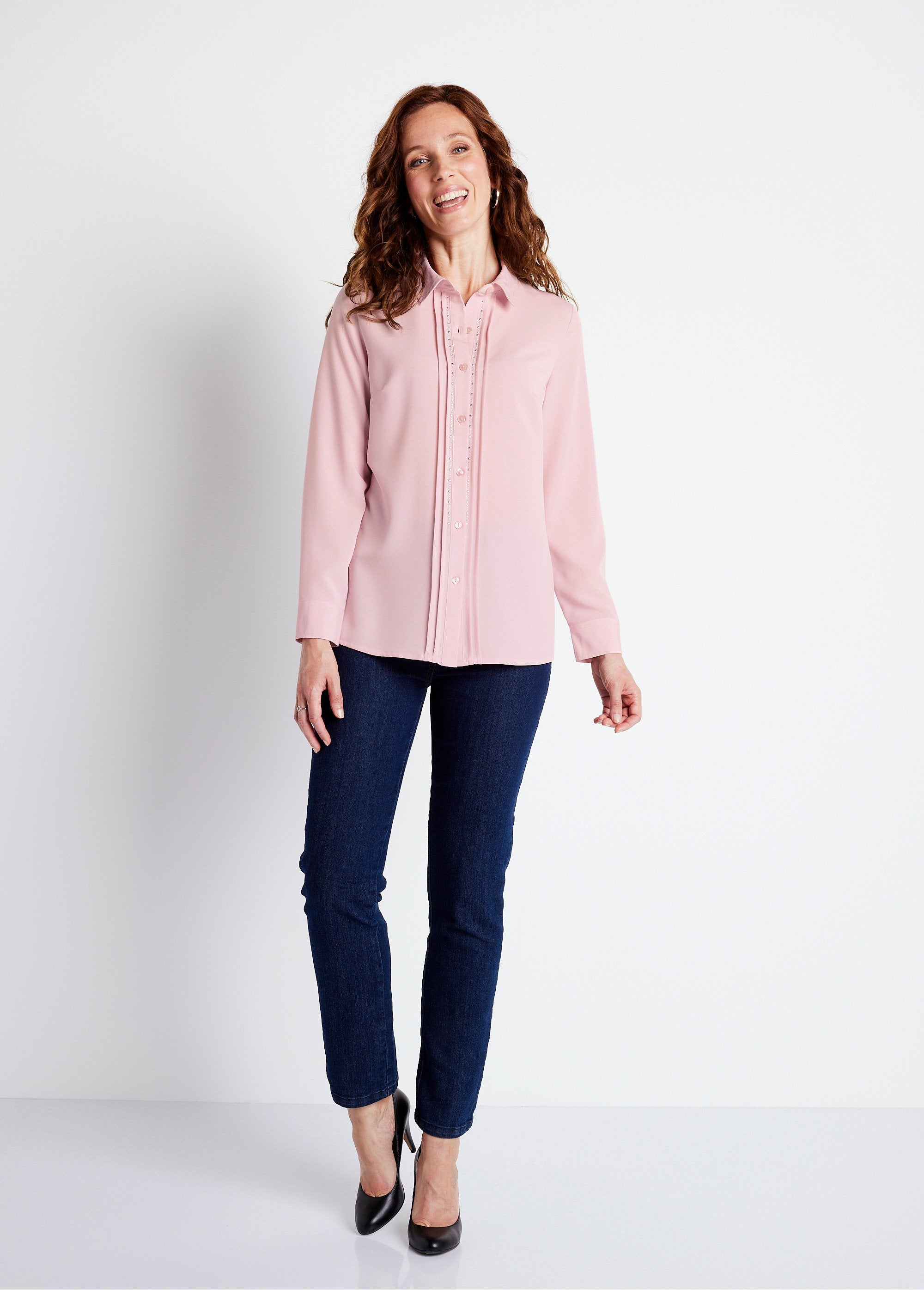 Blusa_longa_lisa_com_botões_de_strass_e_gola_de_camisa_ROSA_SF1_slim