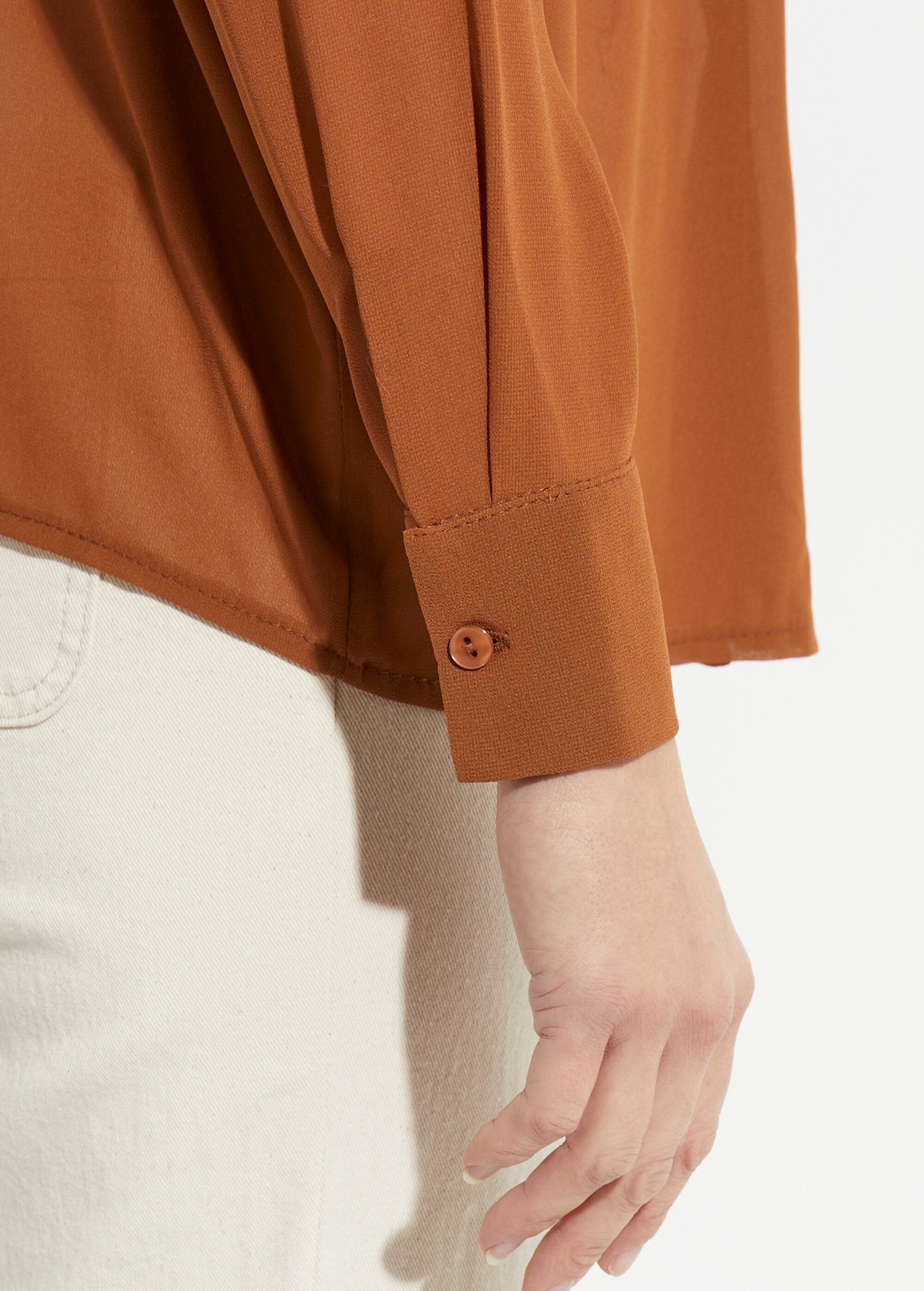 Chemisier_vaporeux_voile_manches_longues_Camel_DE2_slim