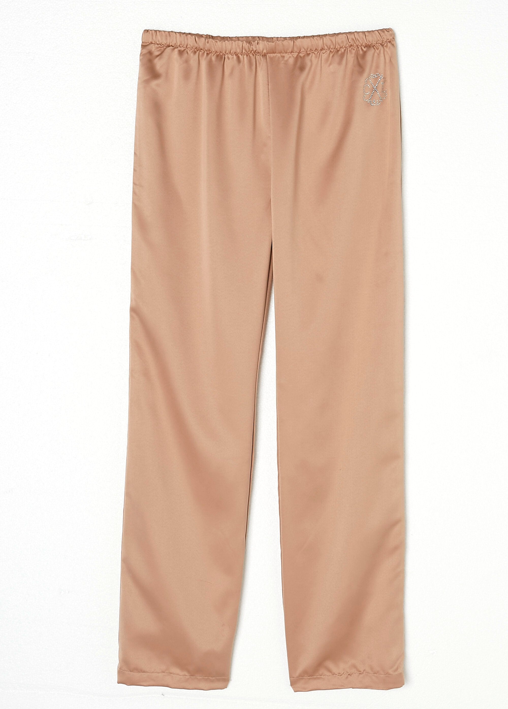Calça_de_pijama_de_cetim_chique_Beige_FA1_slim