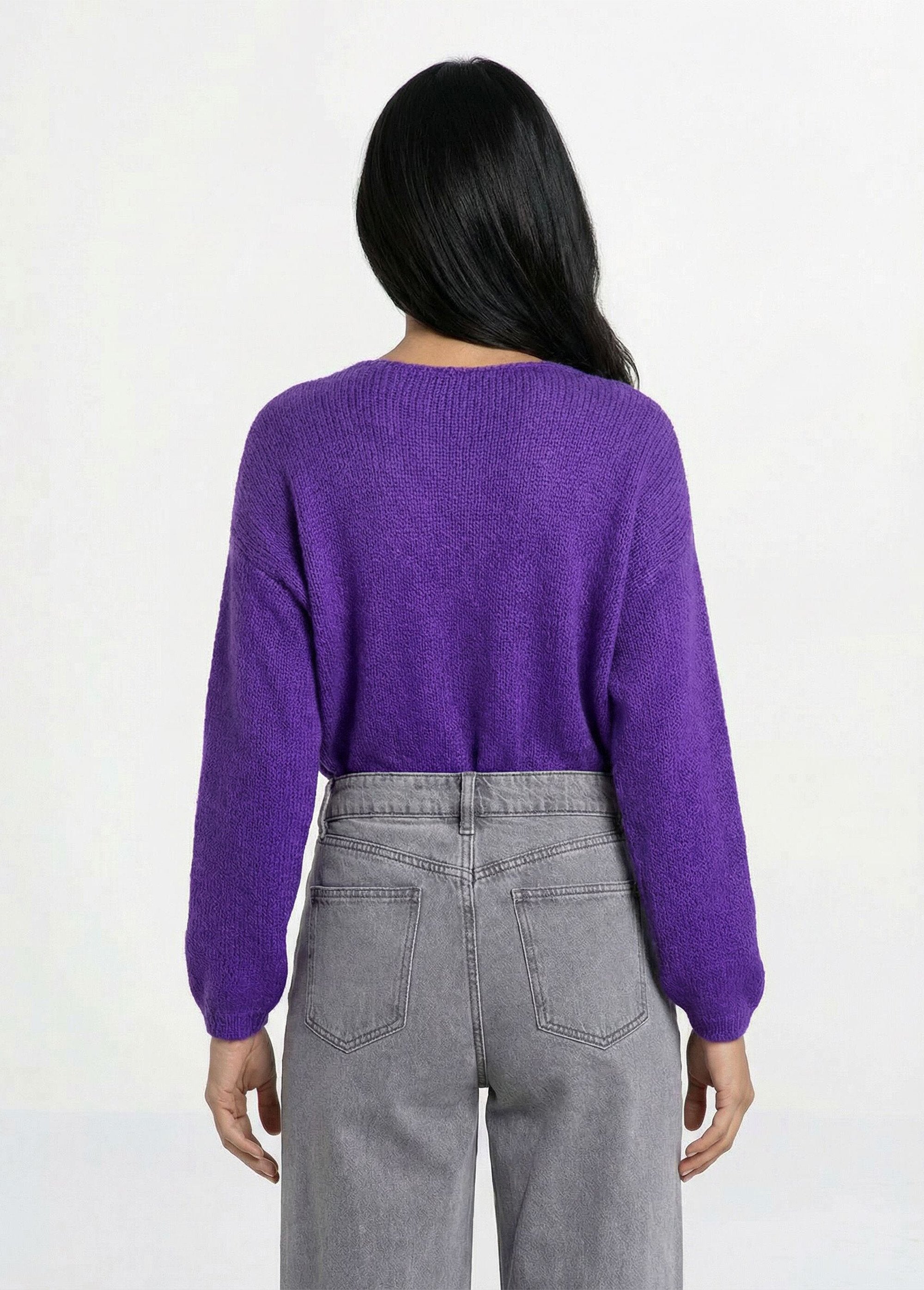 Gilet_chaud_col_V_en_maille_mohair_Violet_DO1_slim
