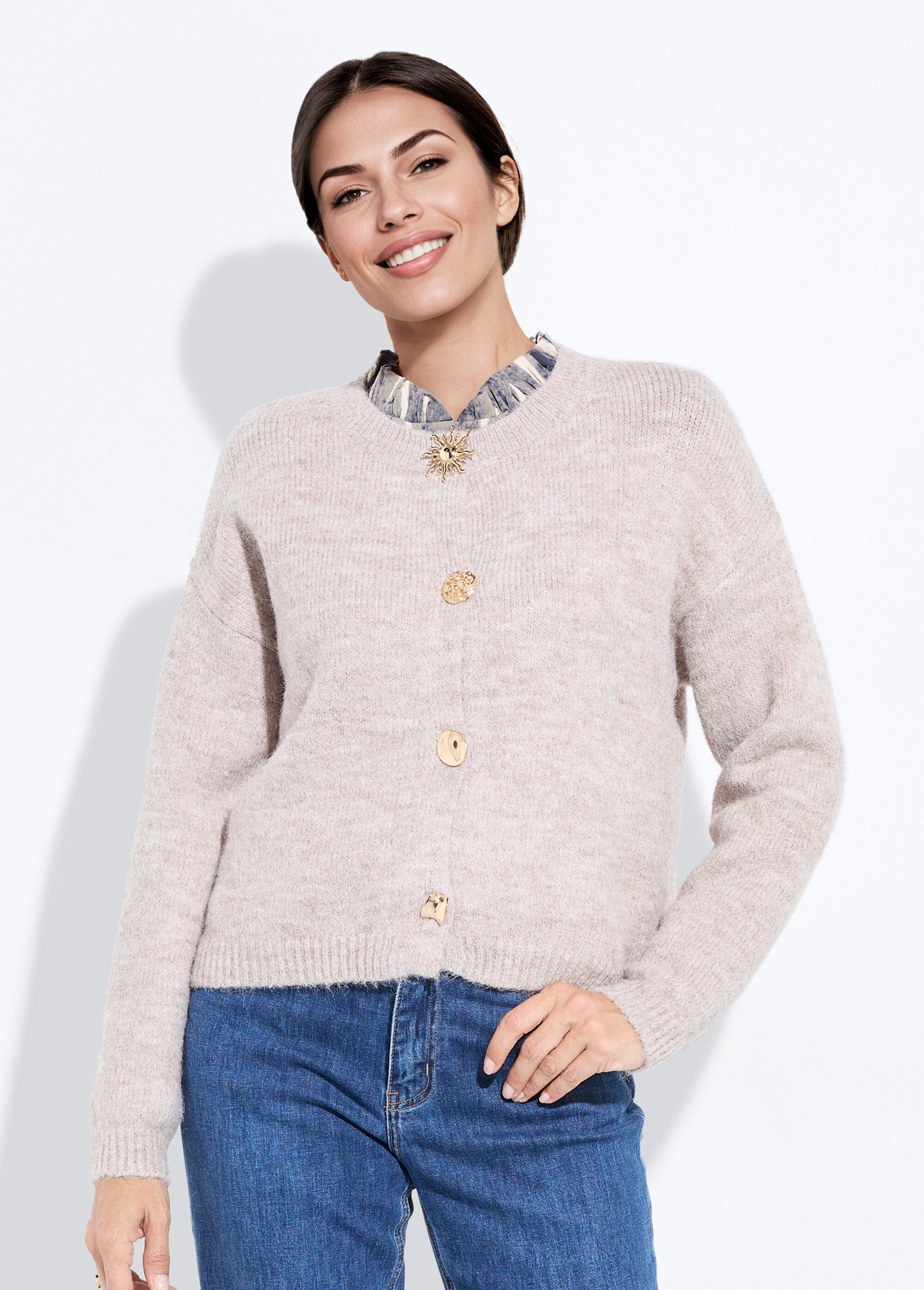 Gilet_col_rond_laine,_boutons_bijoux_métal_Beige_FA1_slim