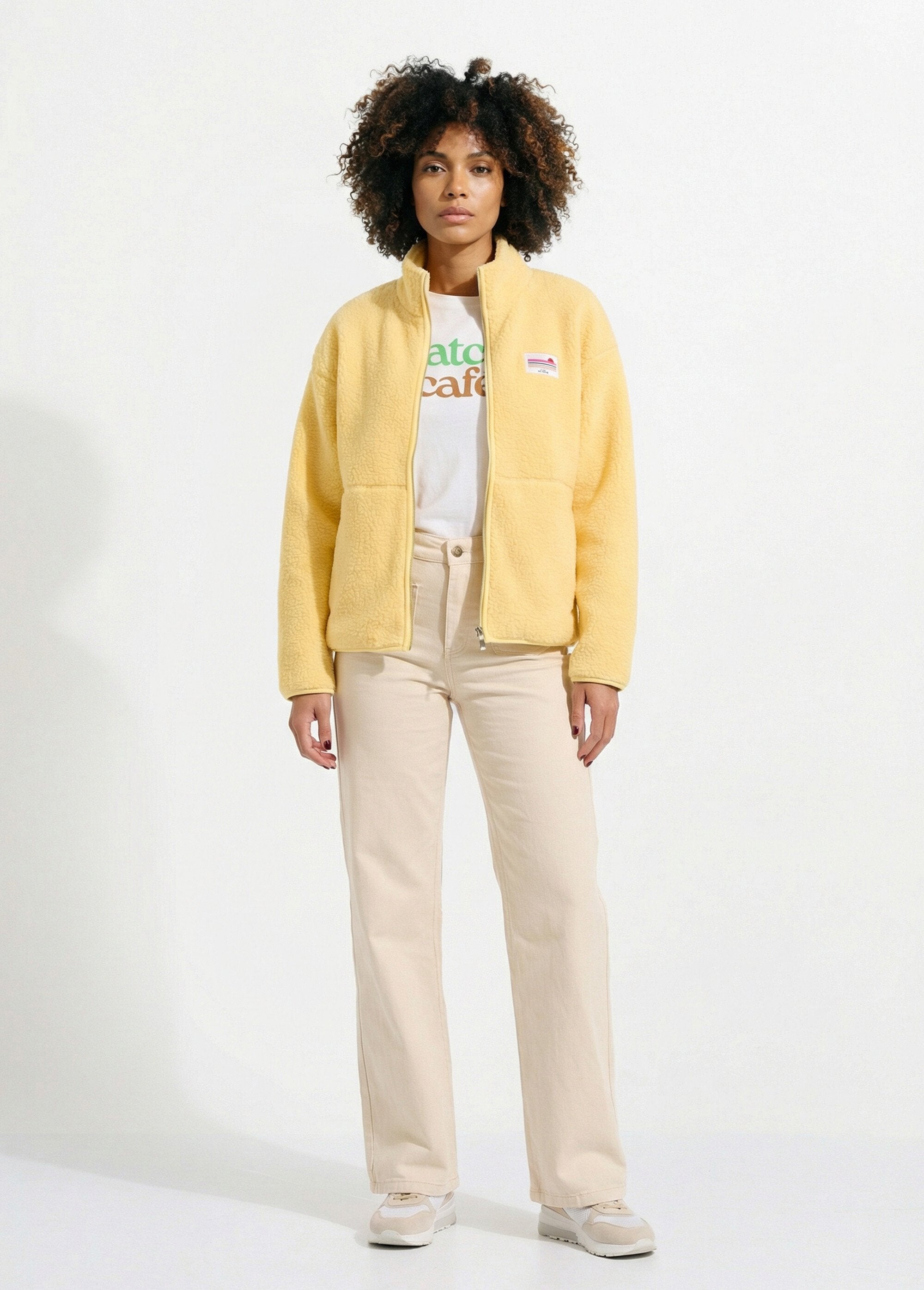 Colete_de_lã_quente_com_fecho_de_correr_e_gola_alta_Jaune_SF1_slim