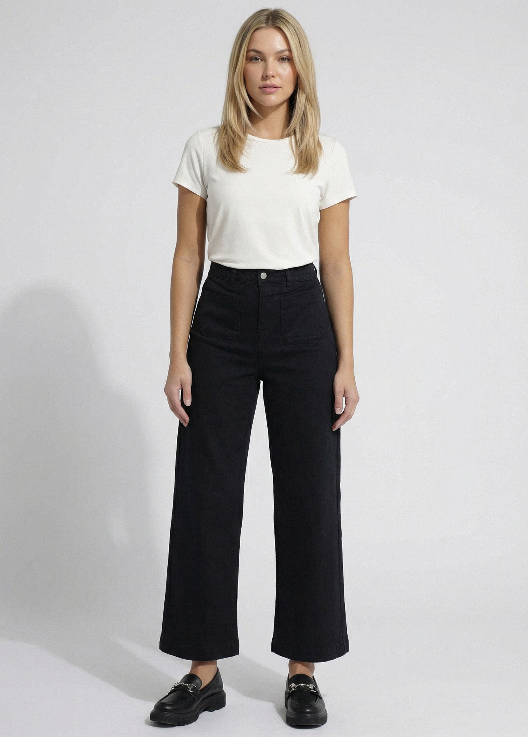 Jean_7/8ème_large_denim_extensible_4_poches_Noir_SF1_slim