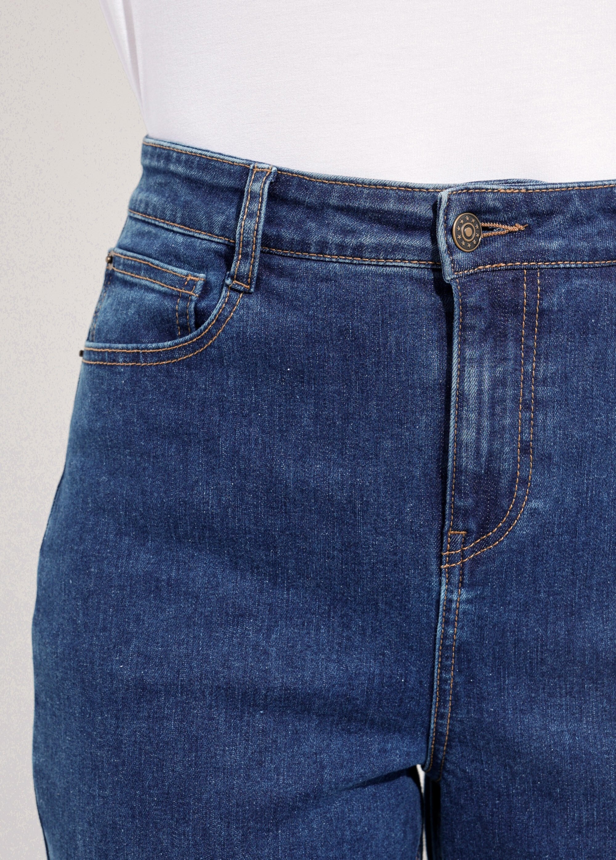 Calças_de_ganga_de_cintura_subida_de_perna_direita_Stone_DE1_slim