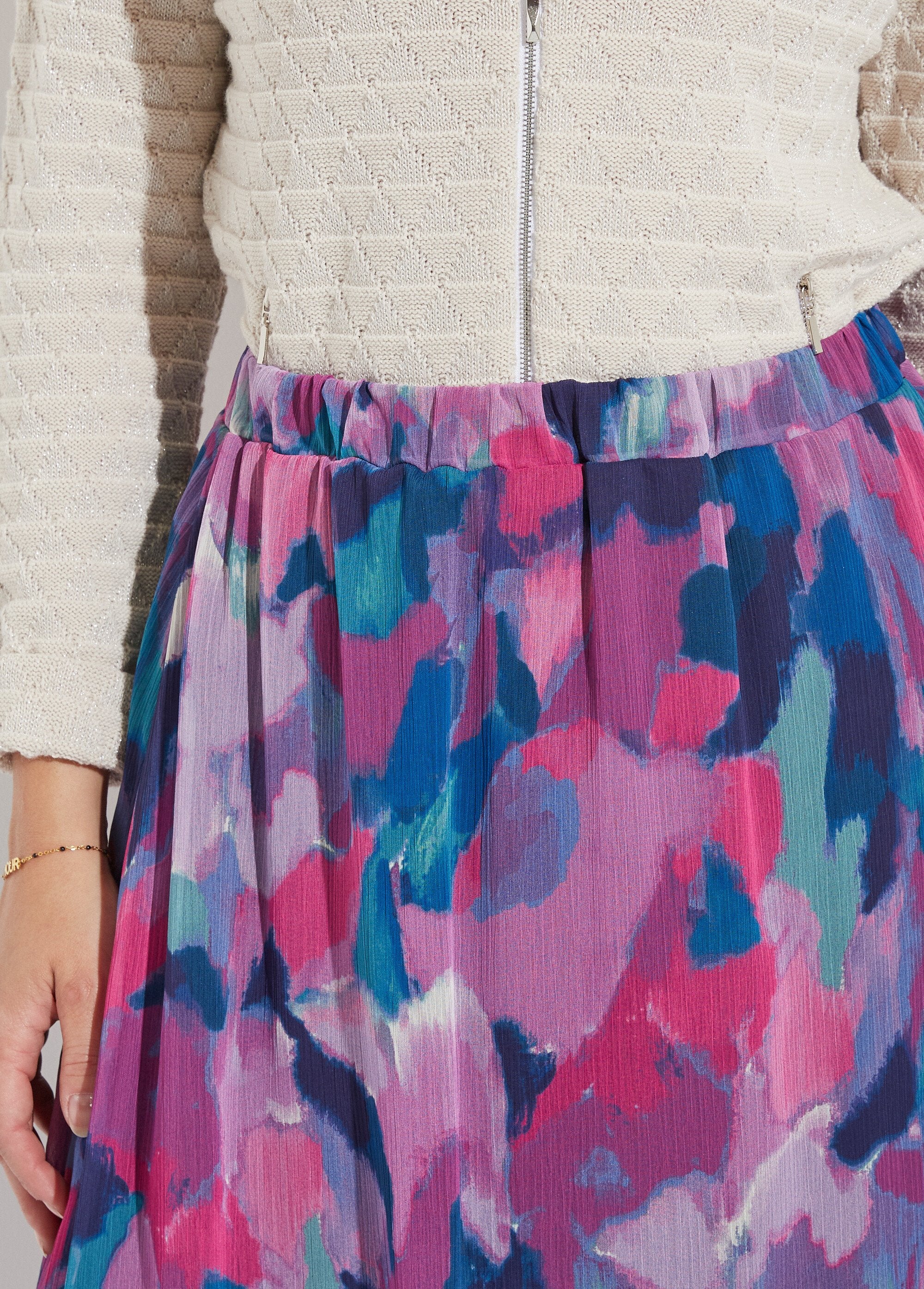 Jupe_longue_voile_imprimé_taille_élastiqué_Multicolore_DE1_slim