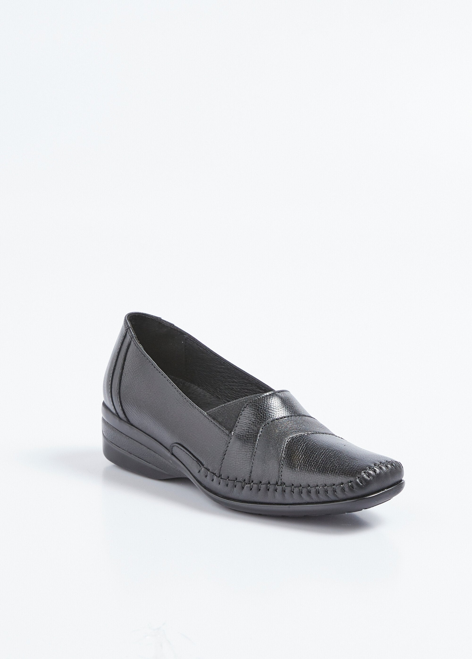 Mocassins_compensés_élastiqués_cuir_largeur_confort_Noir_FA1_slim