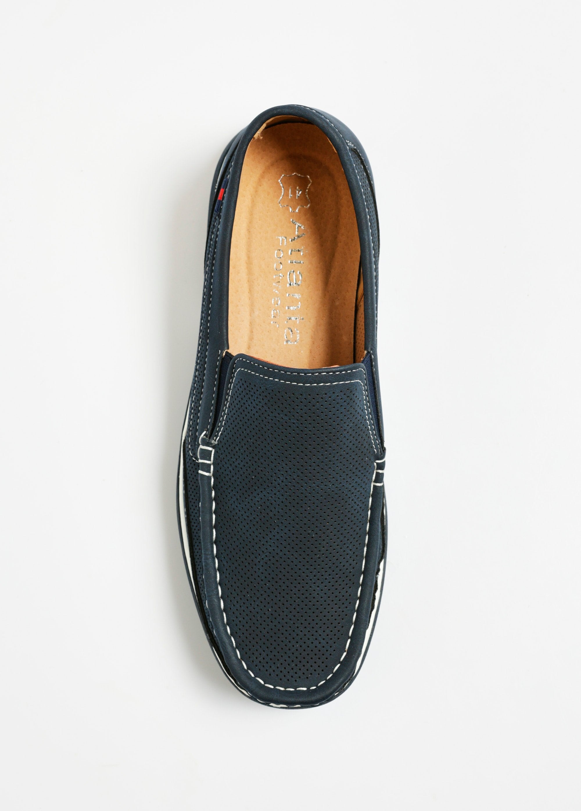 Mocassins_cuir_style_bateau__microperforés_élastiqués_Marine_OV1_slim