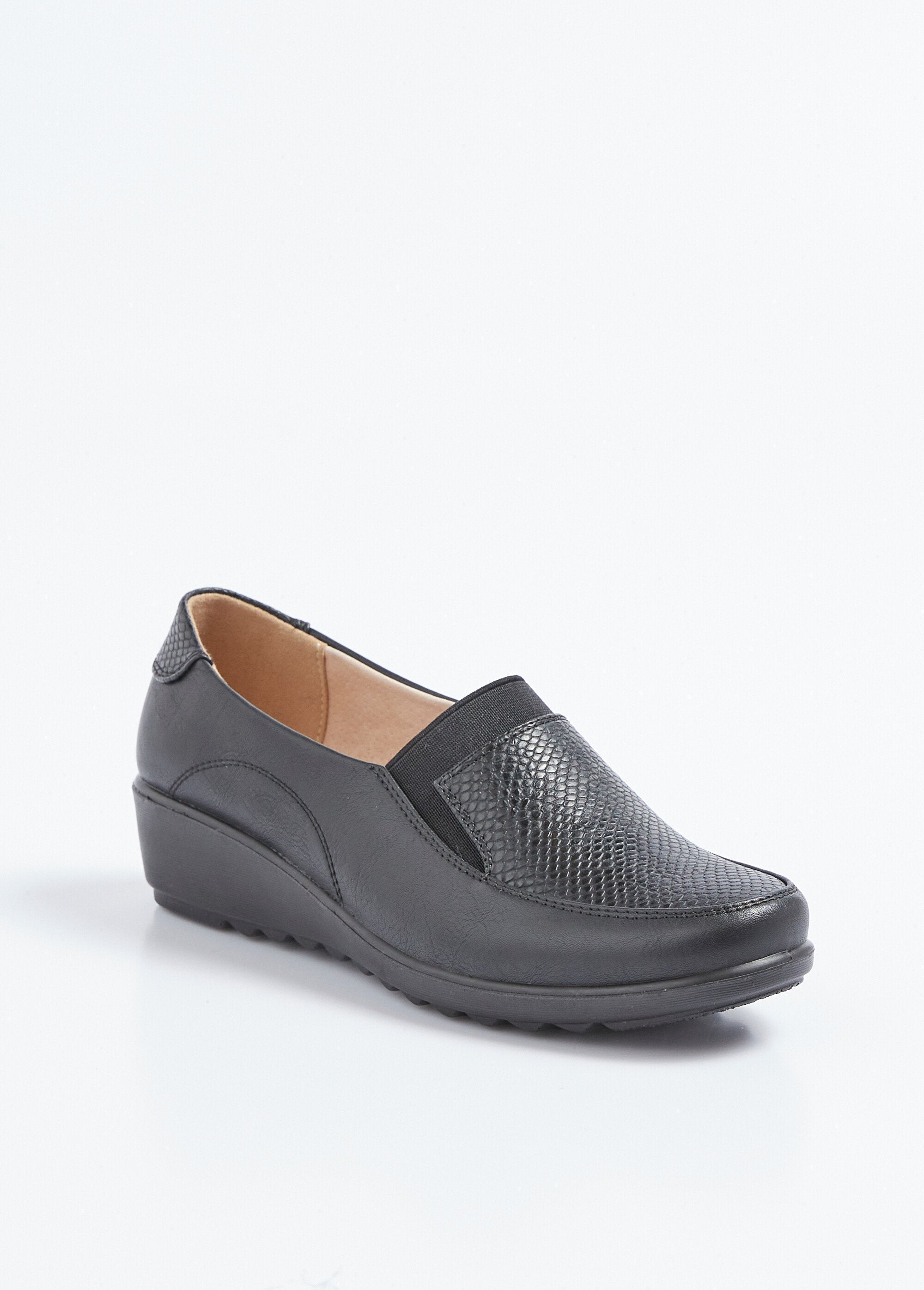Mocassins_élastiqués_compensés_grande_largeur_cuir_Noir_FA1_slim