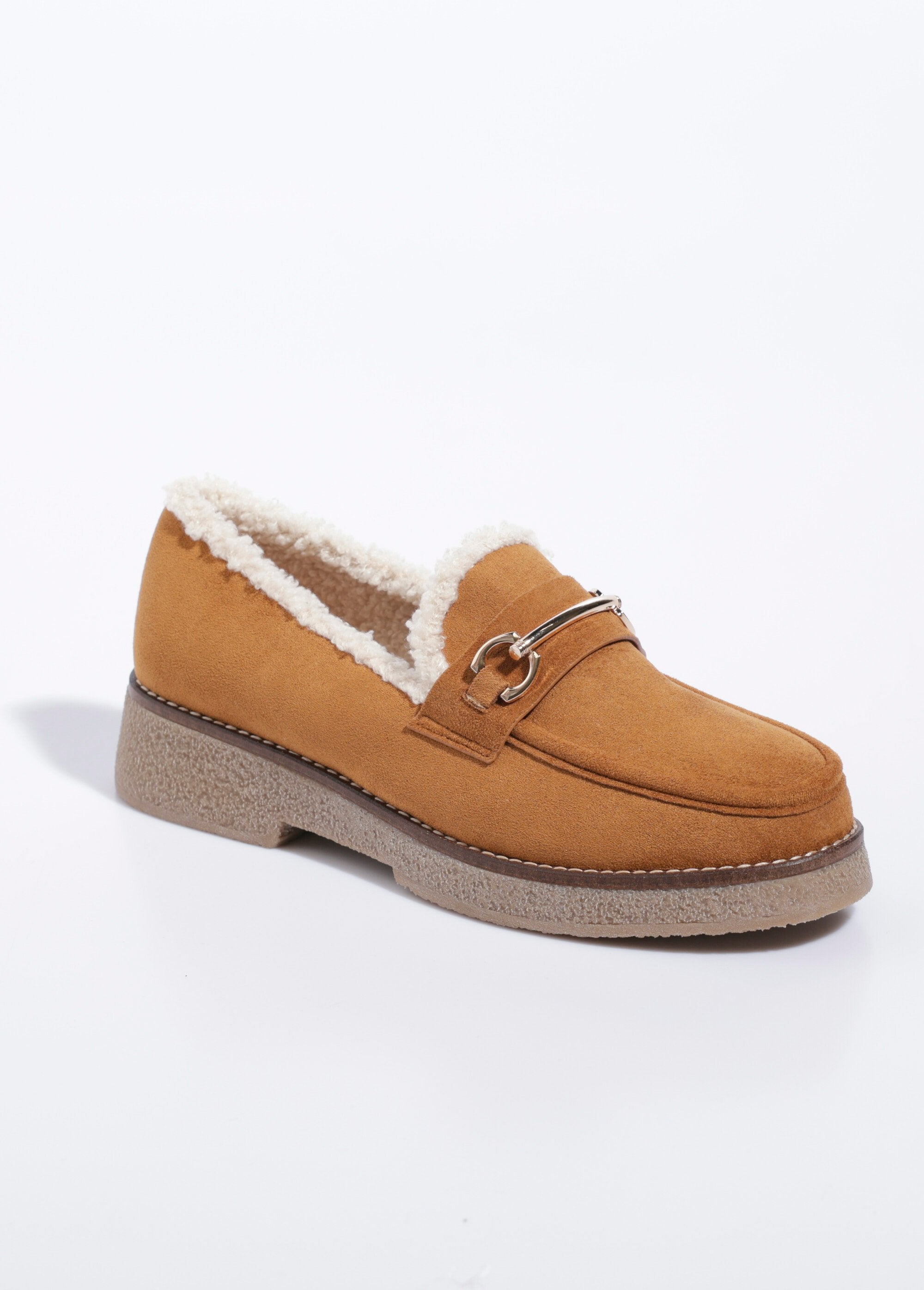 Mocassins_fourrés_semelle_aspect_crêpe_Camel_FA1_slim