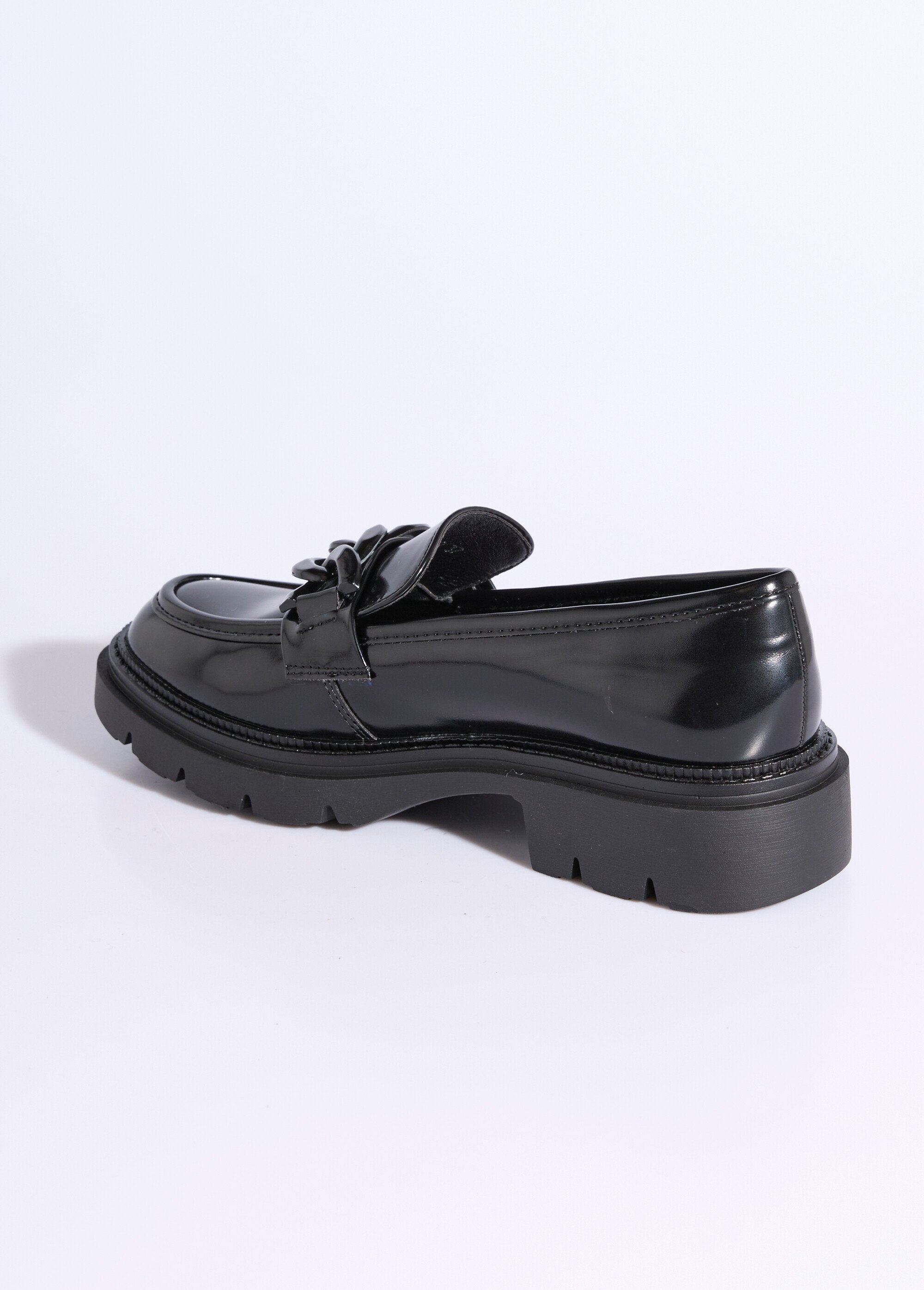 Mocassins_style_chunky,_maillons_métal_Noir_DO1_slim