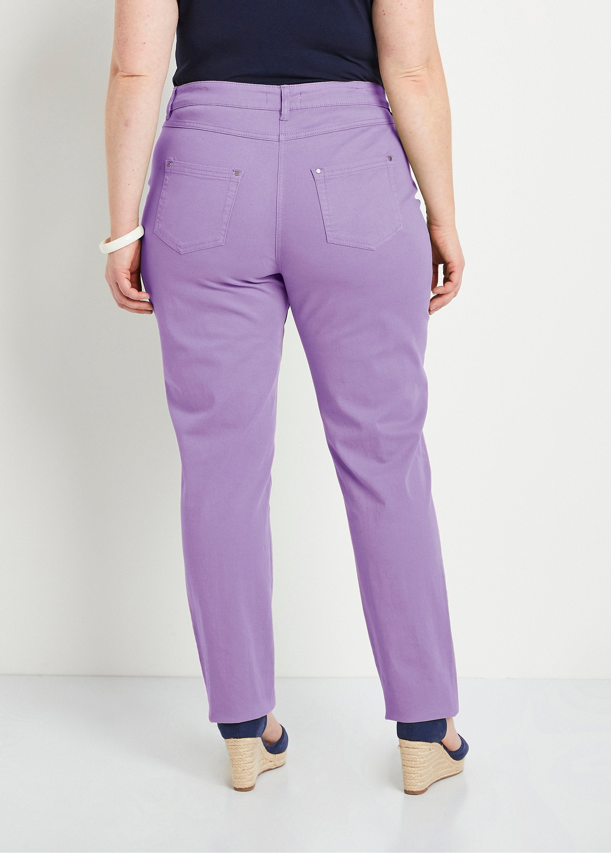 Pantalon_droit_5_poches_coton_stretch_Violet_DO1_curvy