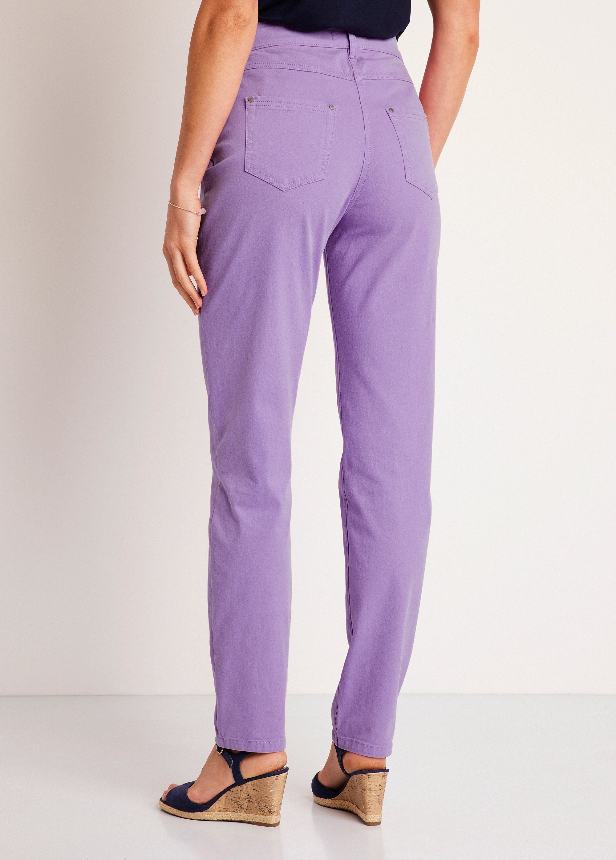 Pantalon_droit_5_poches_coton_stretch_Violet_DO1_slim