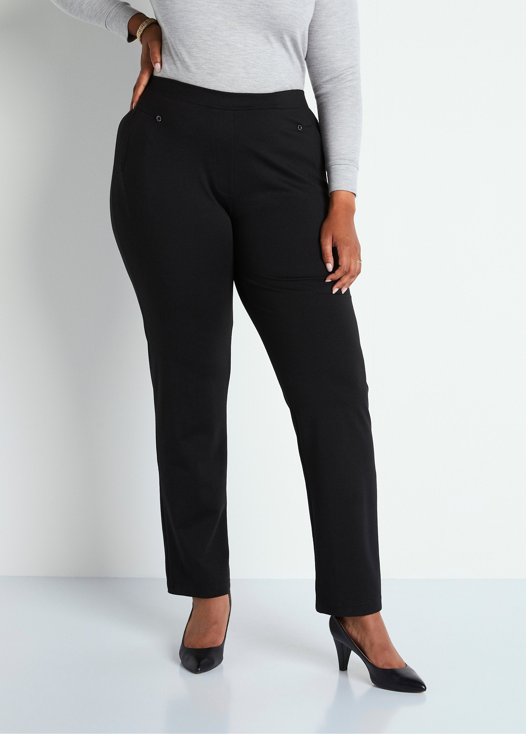 Calça_reta_com_cintura_semi_elástica_Preto_liso_FA1_curvy