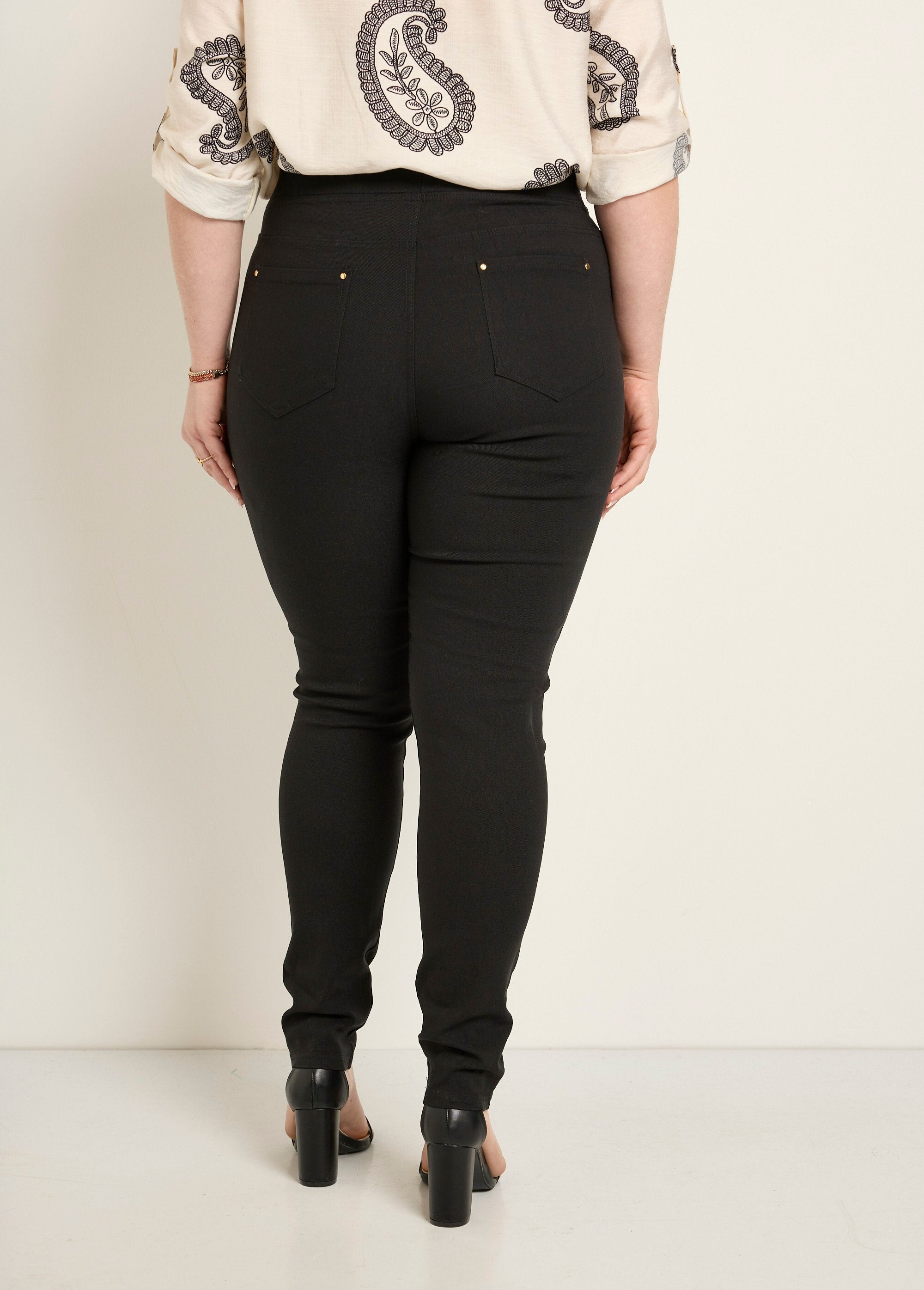 Pantalon_extensible_taille_élastiquée_Noir_DO1_curvy