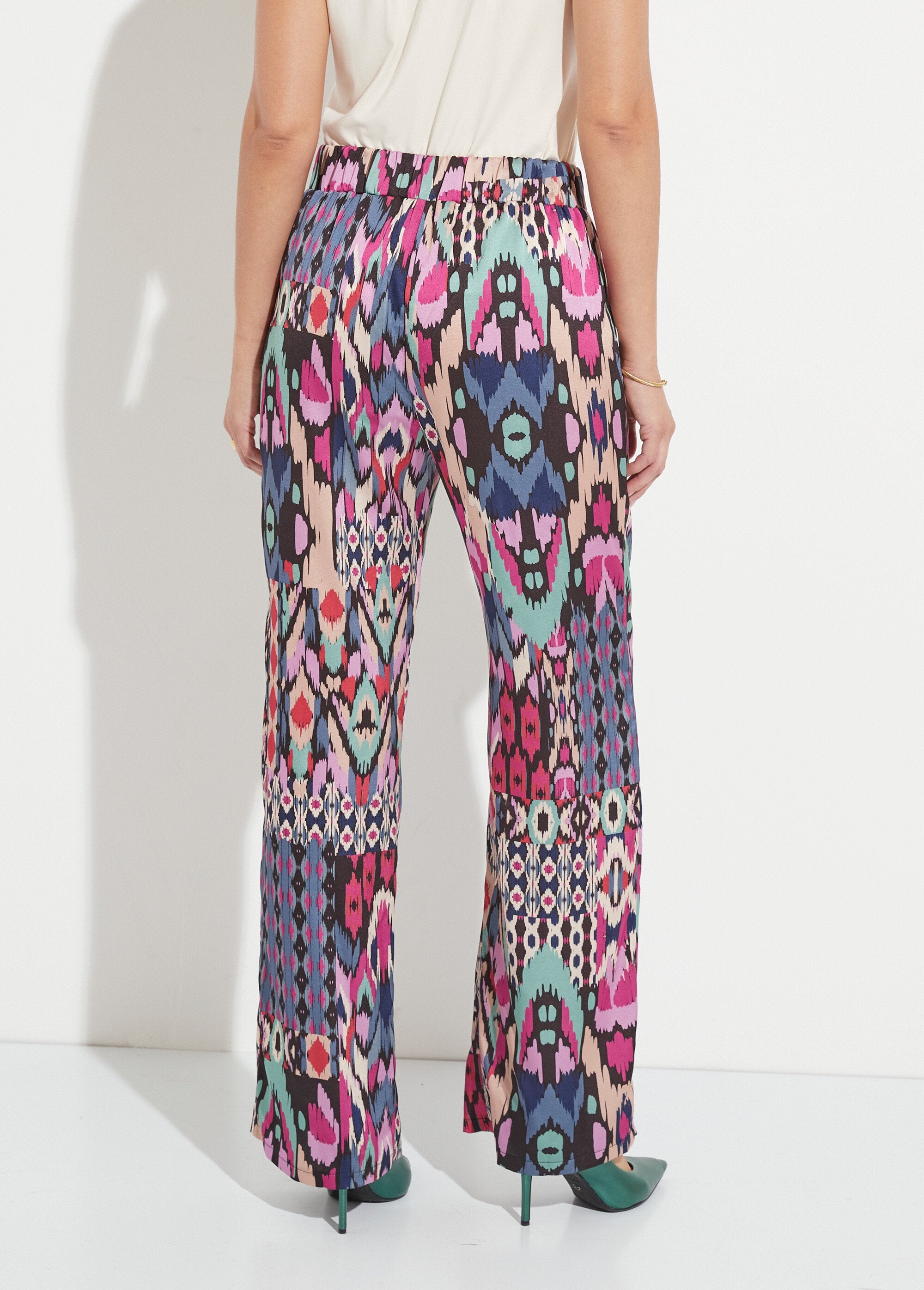Calças_largas_de_cetim_estampado_com_cós_elástico_Multicolore_DO1_slim