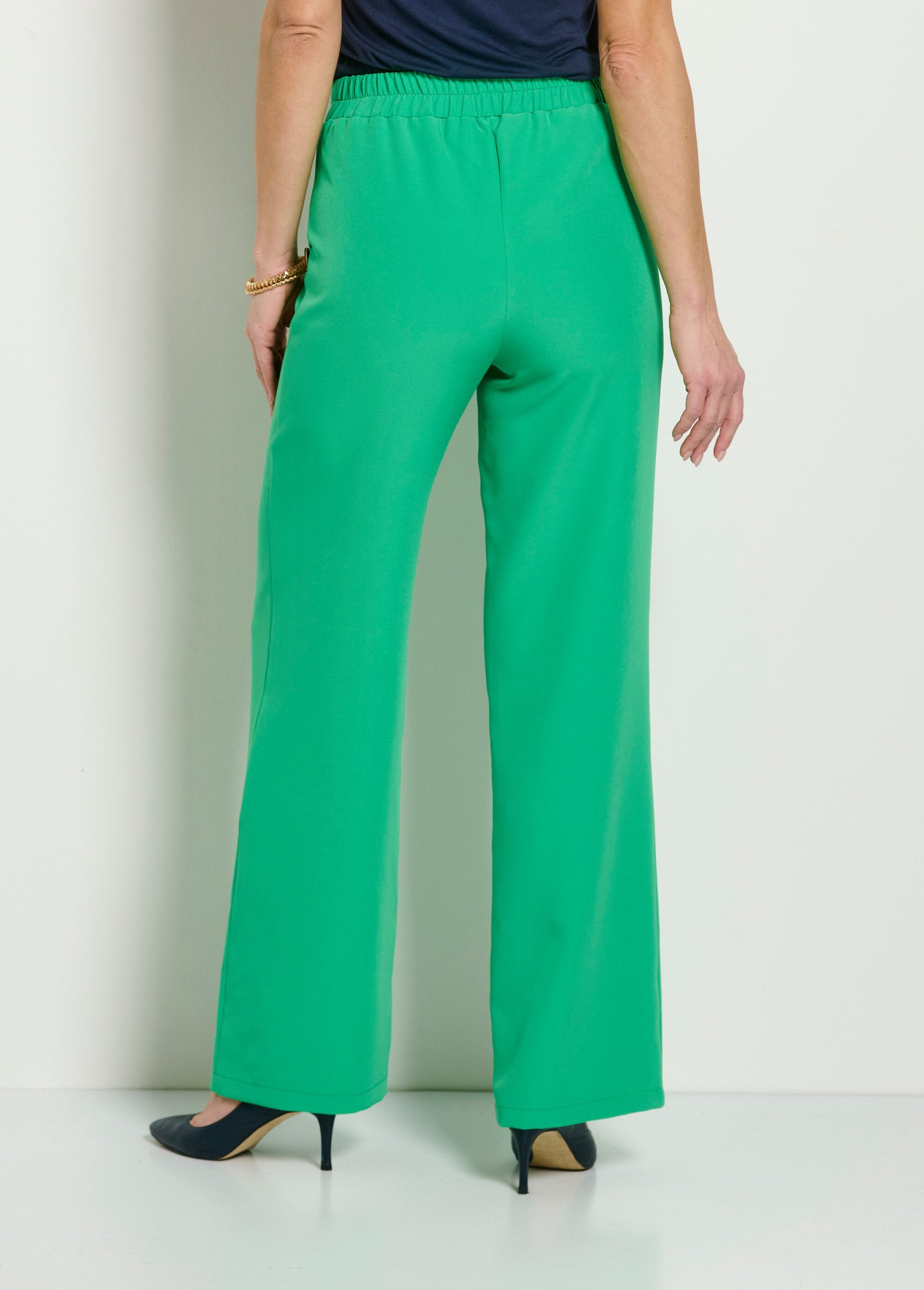 Pantalon_large_uni_taille_semi-élastiquée_Vert_DO1_slim