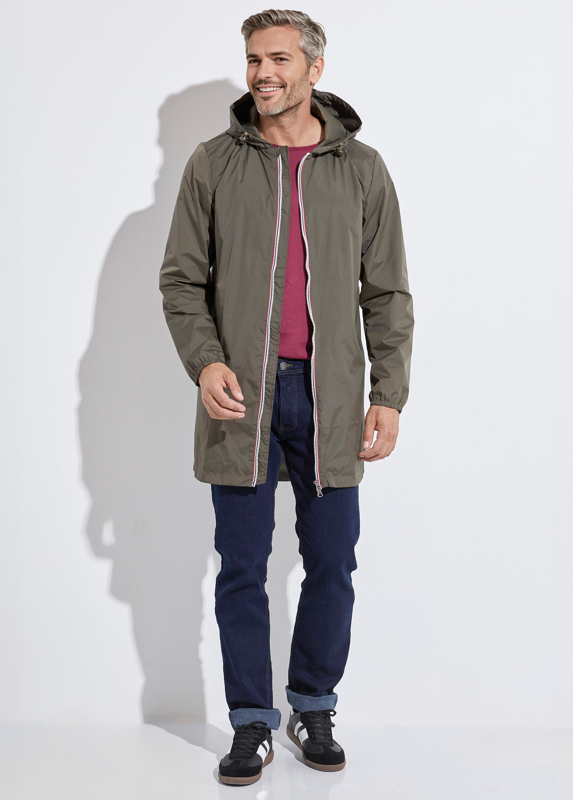 Parka_longa_repelente_de_água_na_moda_Kaki_SF1_slim