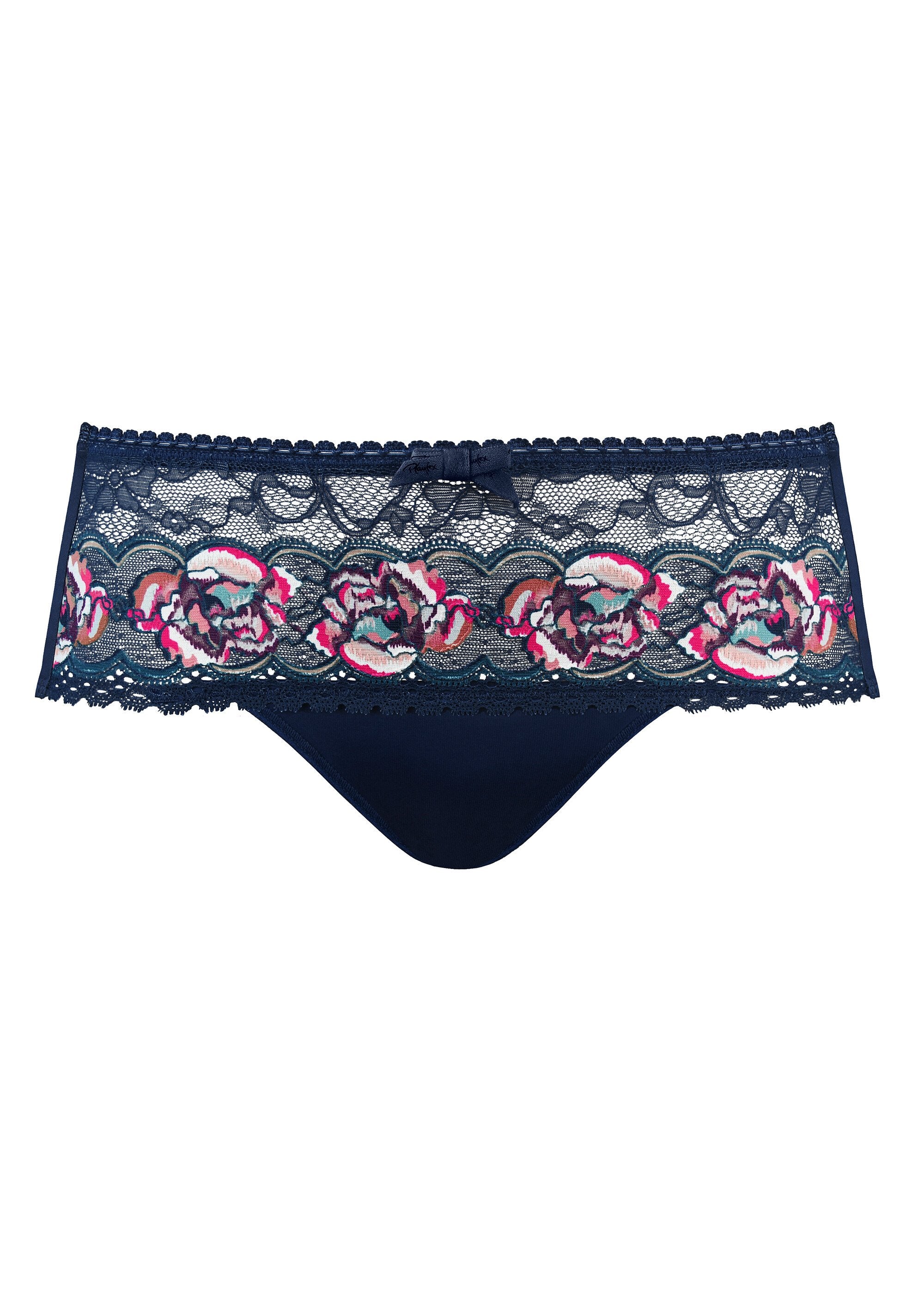 ®_Playtex_-_Cuecas_de_cintura_alta_Flower_Elegance_Bleu_FA1_slim