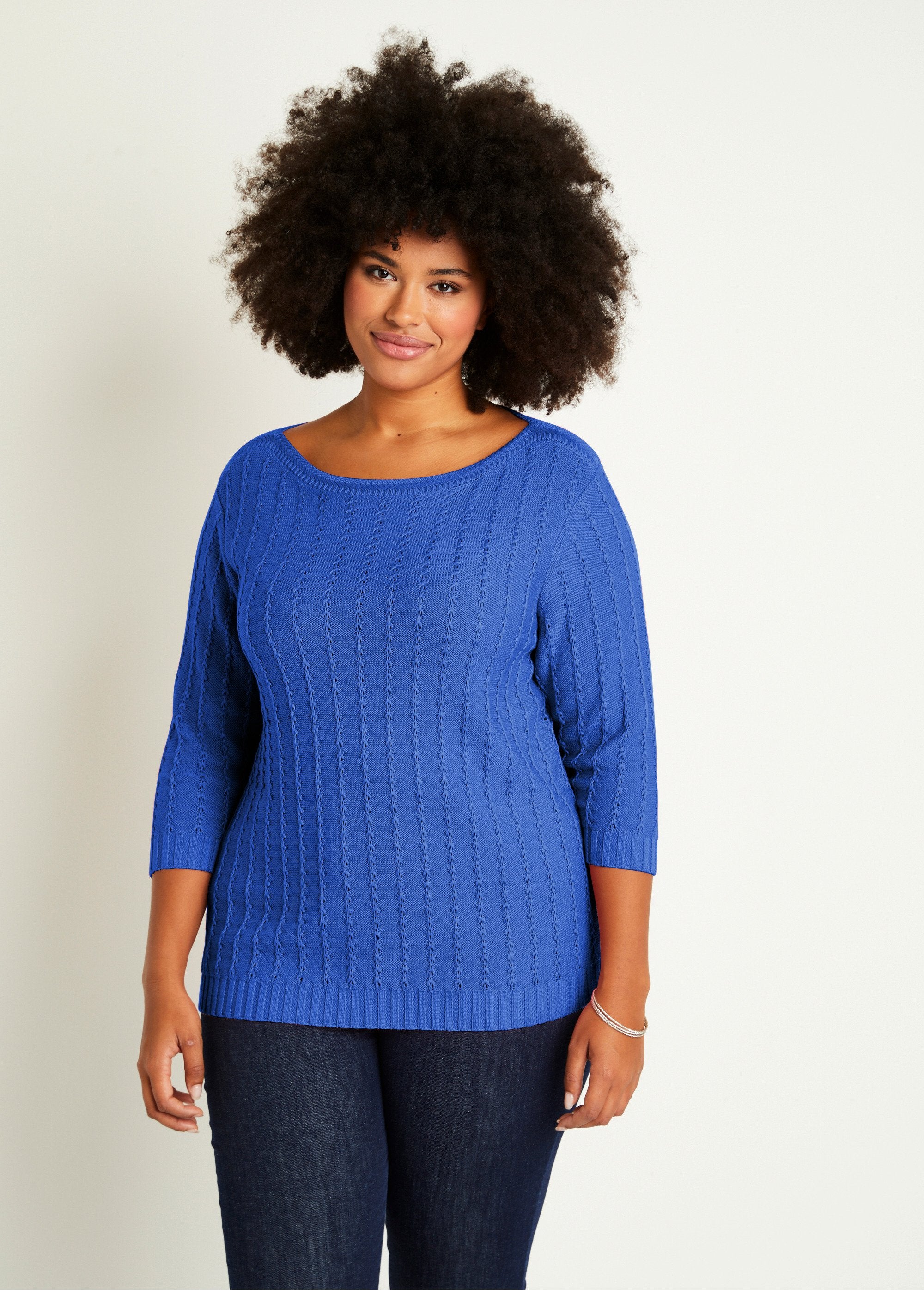 Camisola_com_gola_canoa_e_manga_3/4_AZUL_FA1_curvy