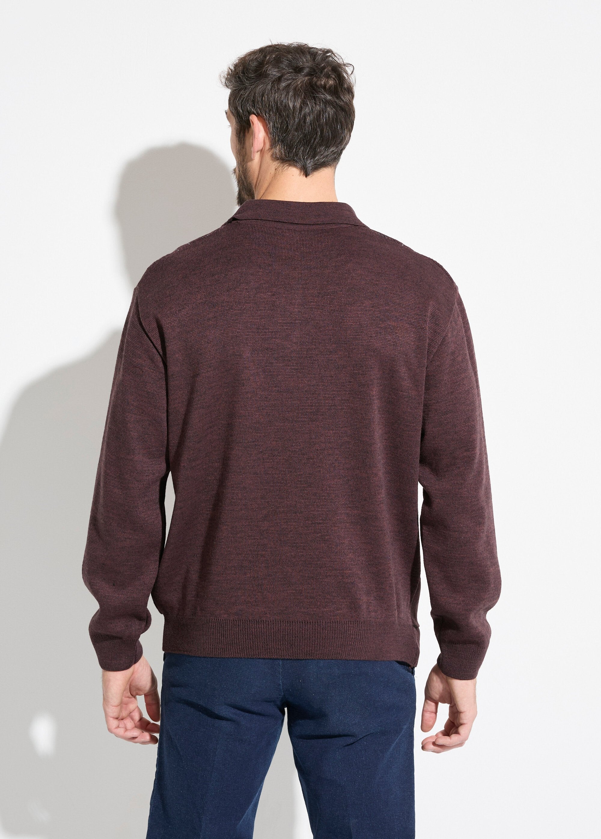 Suéter_de_lã_jacquard_de_manga_comprida_com_botões_e_gola_polo_Bordeaux_DO1_slim