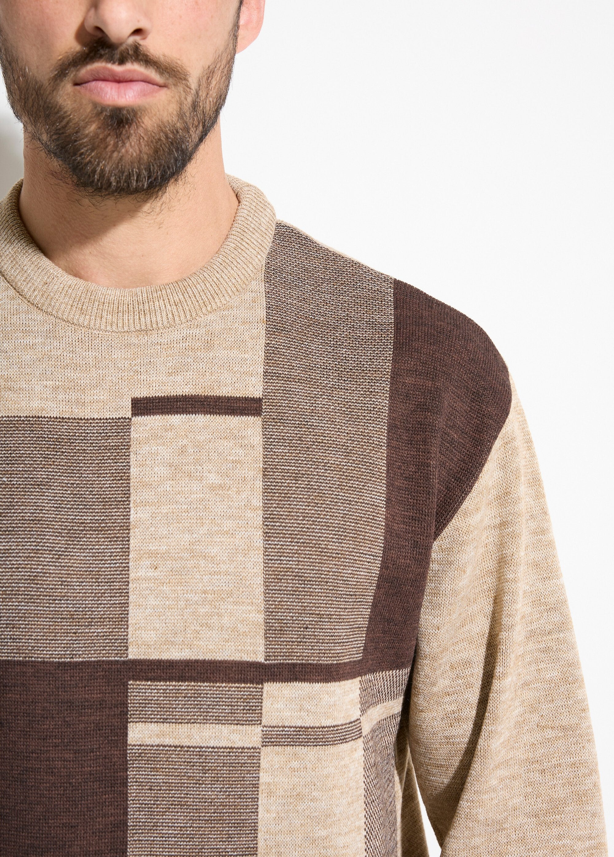 Suéter_de_lã_jacquard_com_gola_redonda_e_manga_comprida_Beige_DE1_slim