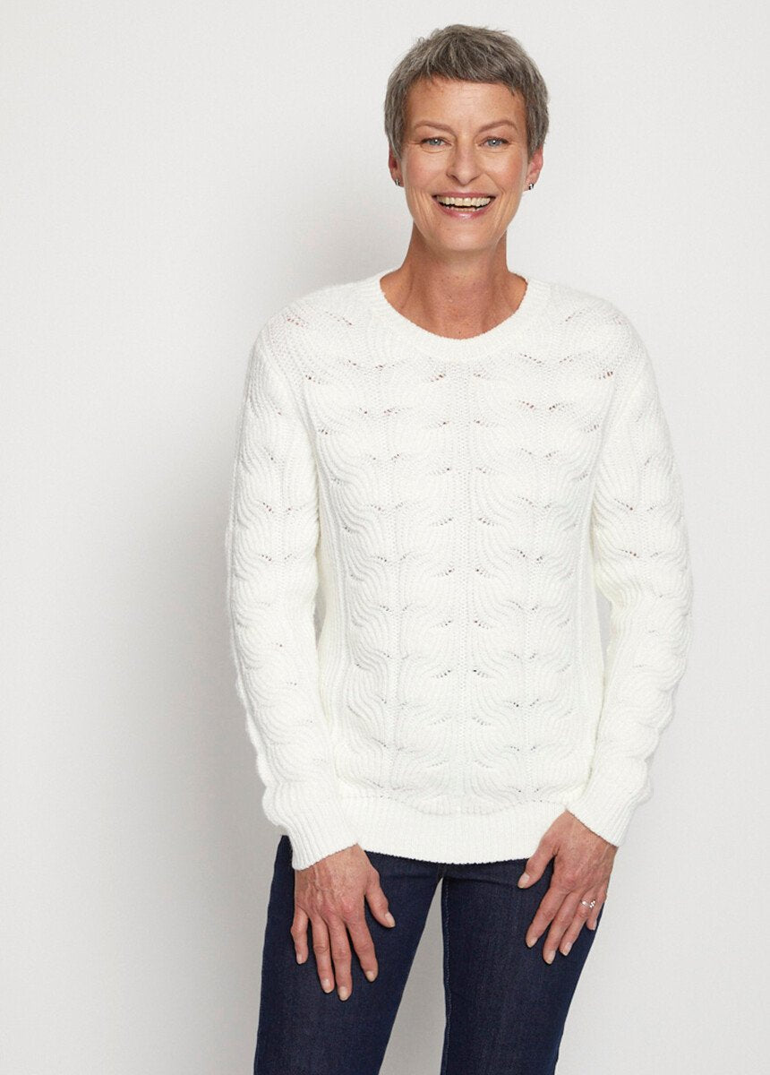 Pull_col_rond_maille_fantaisie_Ecru_FA1_slim
