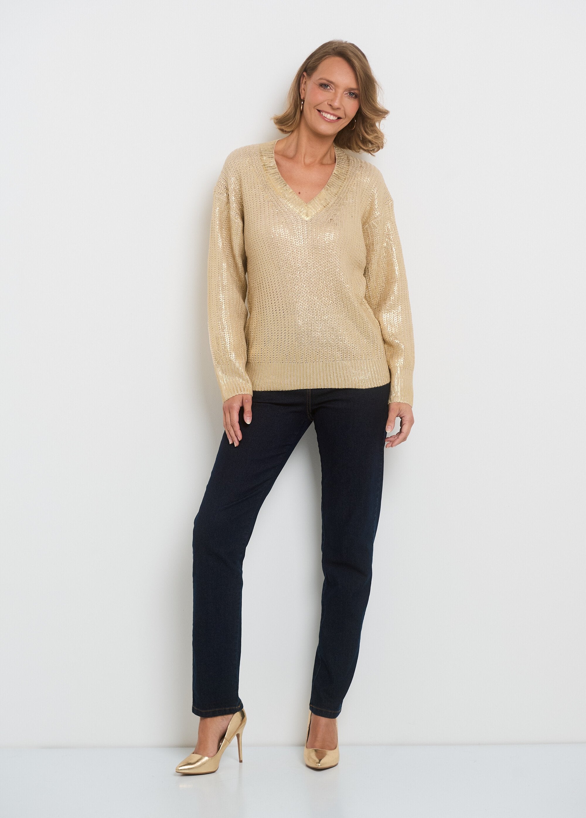 Suéter_de_malha_com_efeito_manga_longa_Beige_dore_SF1_slim