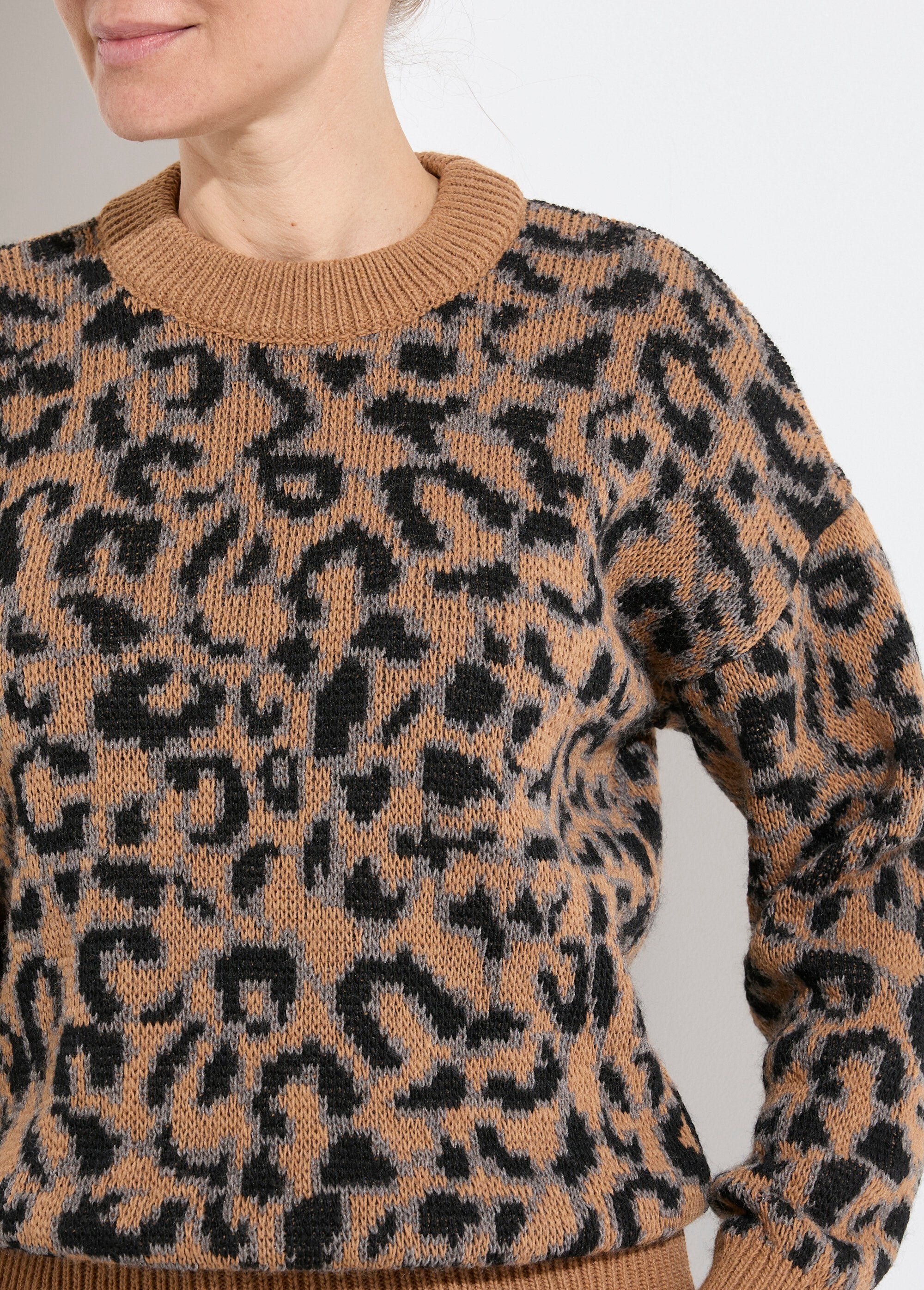 Suéter_com_estampa_de_leopardo,_gola_alta_e_mangas_compridas_Camel_et_noir_DE1_slim