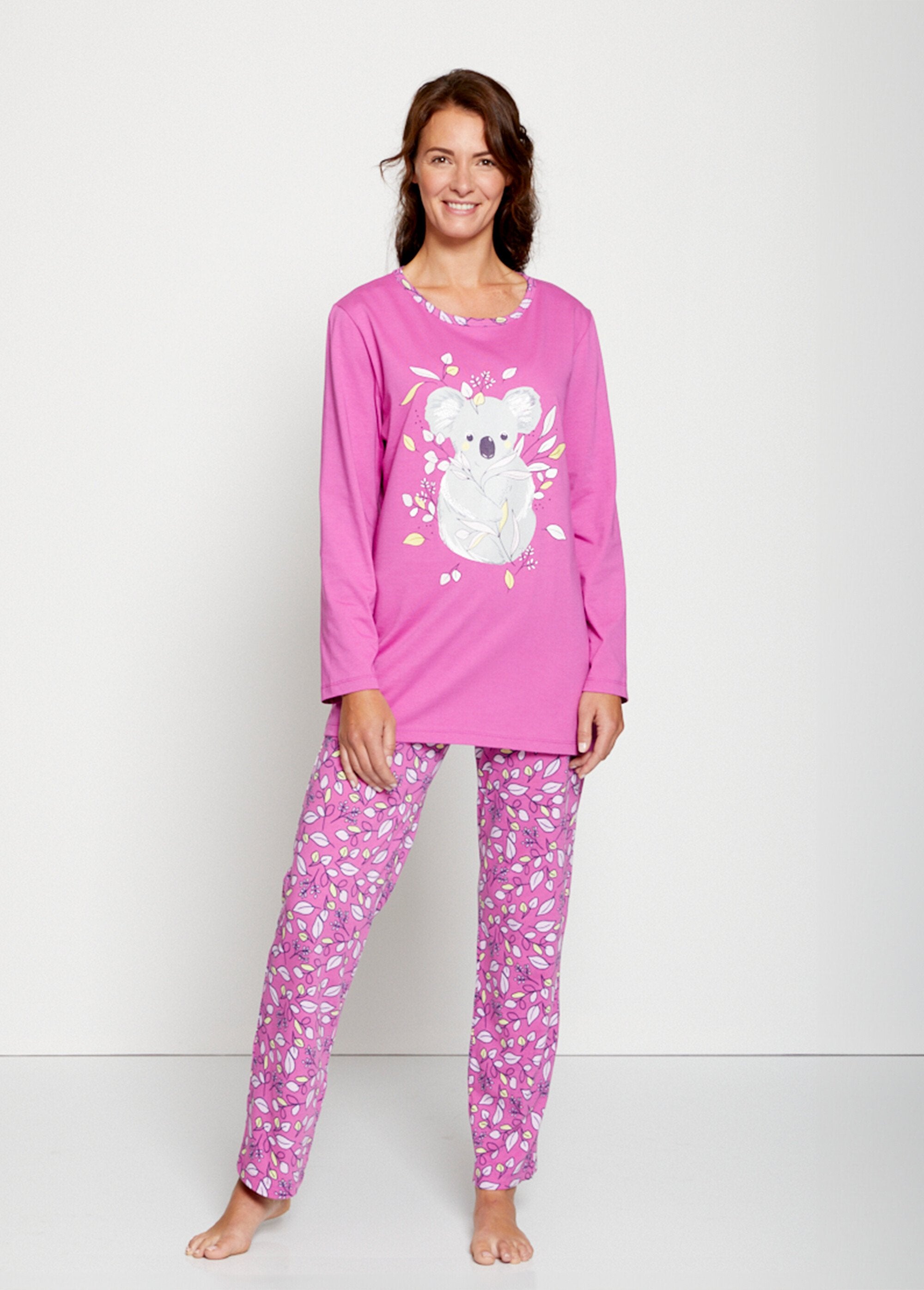 Pijama_de_algodão_com_estampa_de_coala_ROSA_FA1_slim