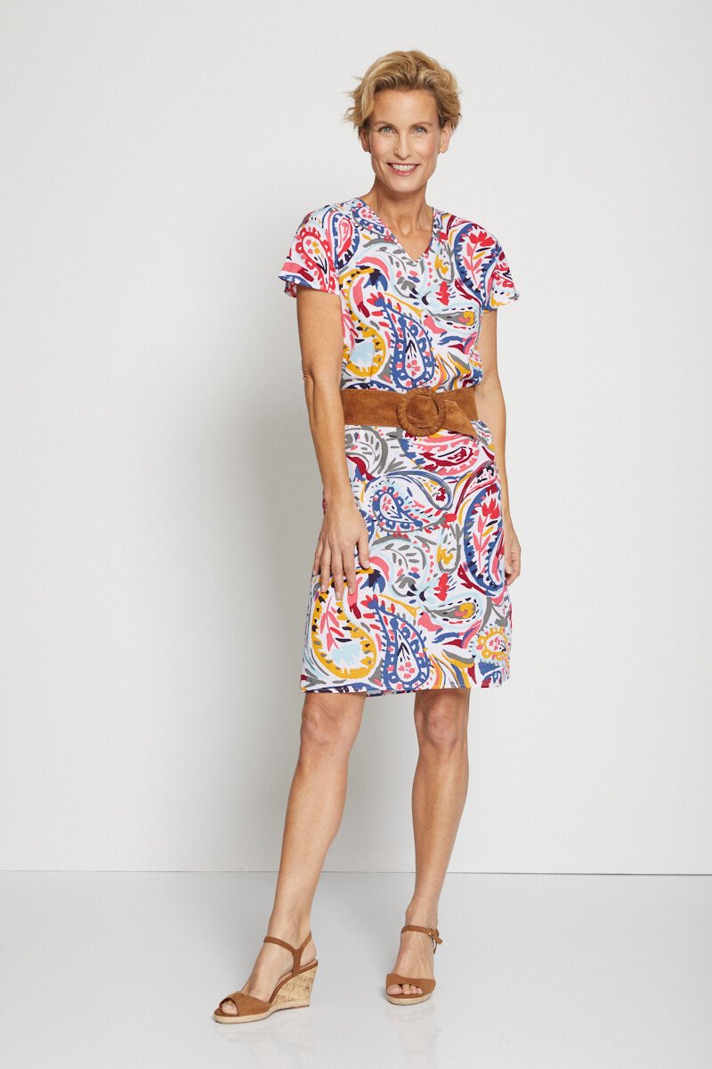 Robe_courte_coupe_droite_kimono_Multicolore_SF1_slim