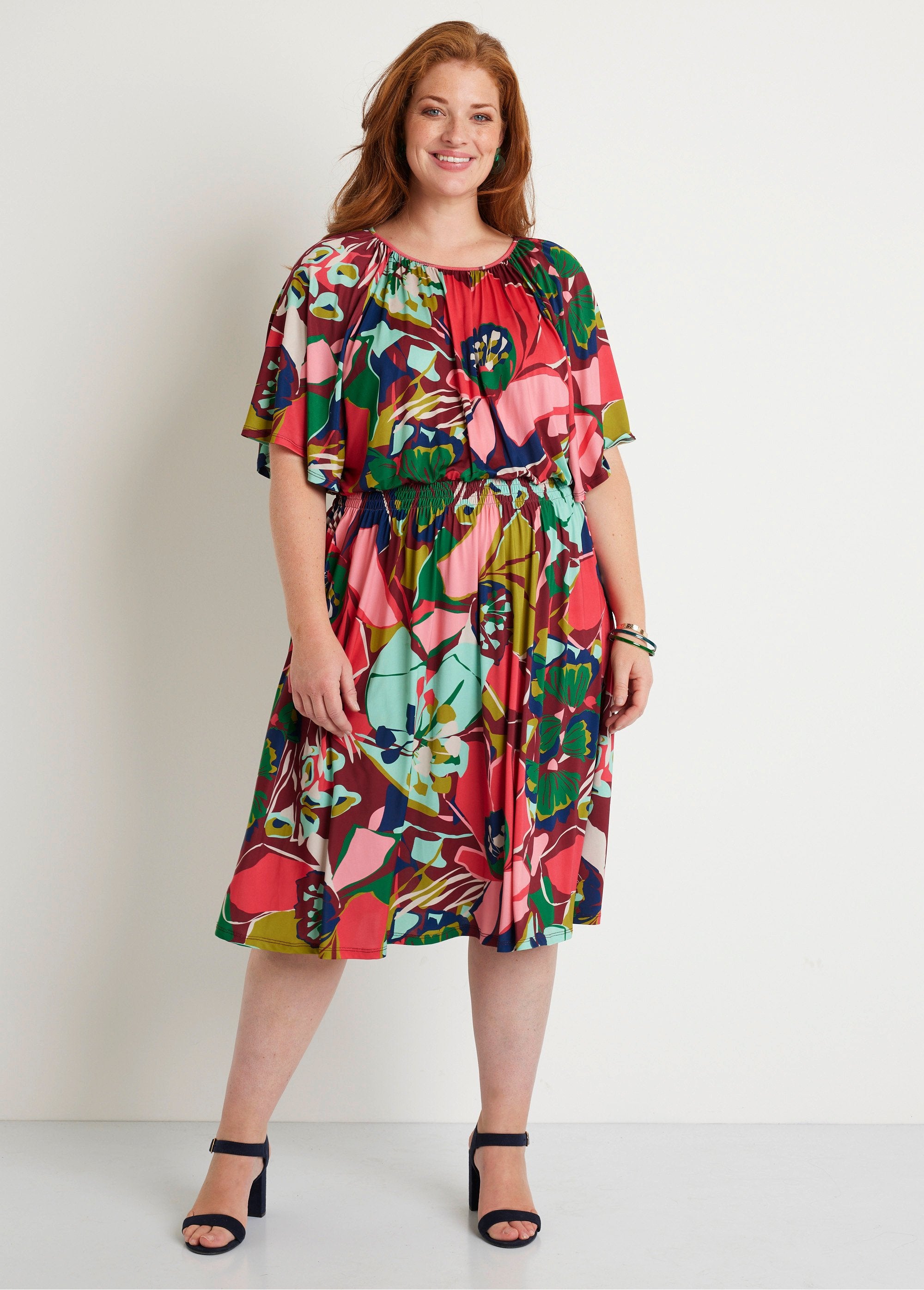 Vestido_floral_curto_e_largo_Rosa_e_verde_FA1_curvy