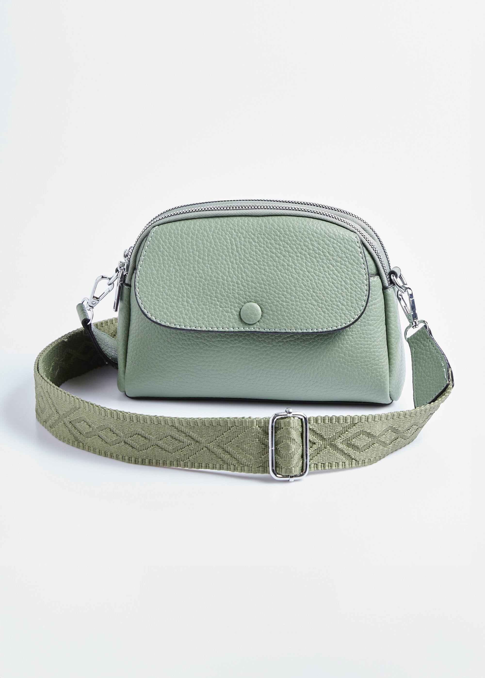 Bolsa_de_couro_sintético_granulado_com_alça_de_ombro_Vert_amande_FA1_slim