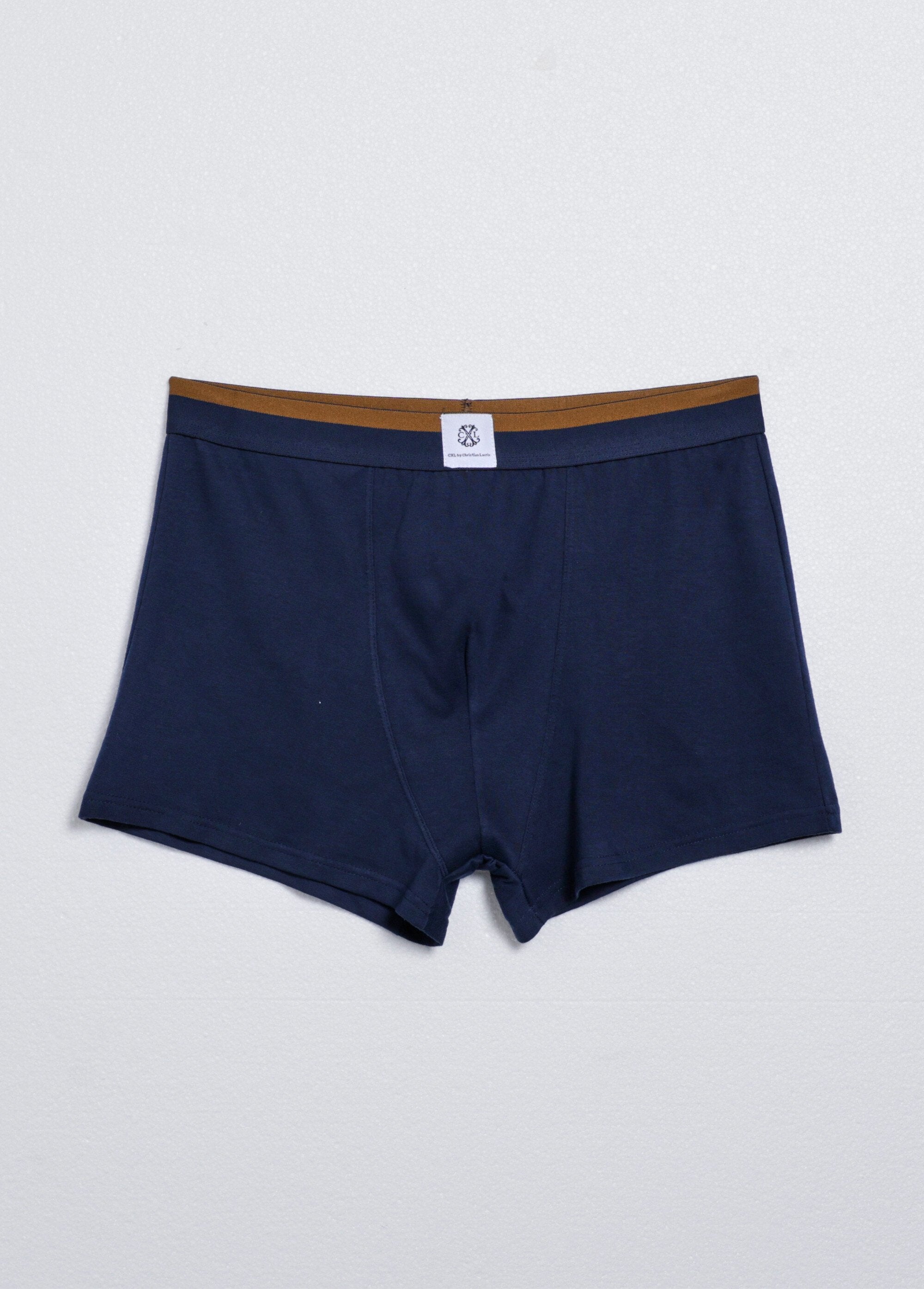 Boxers_chiques_lisos_e_micro_estampados,_escuros_Bleu_DE1_slim