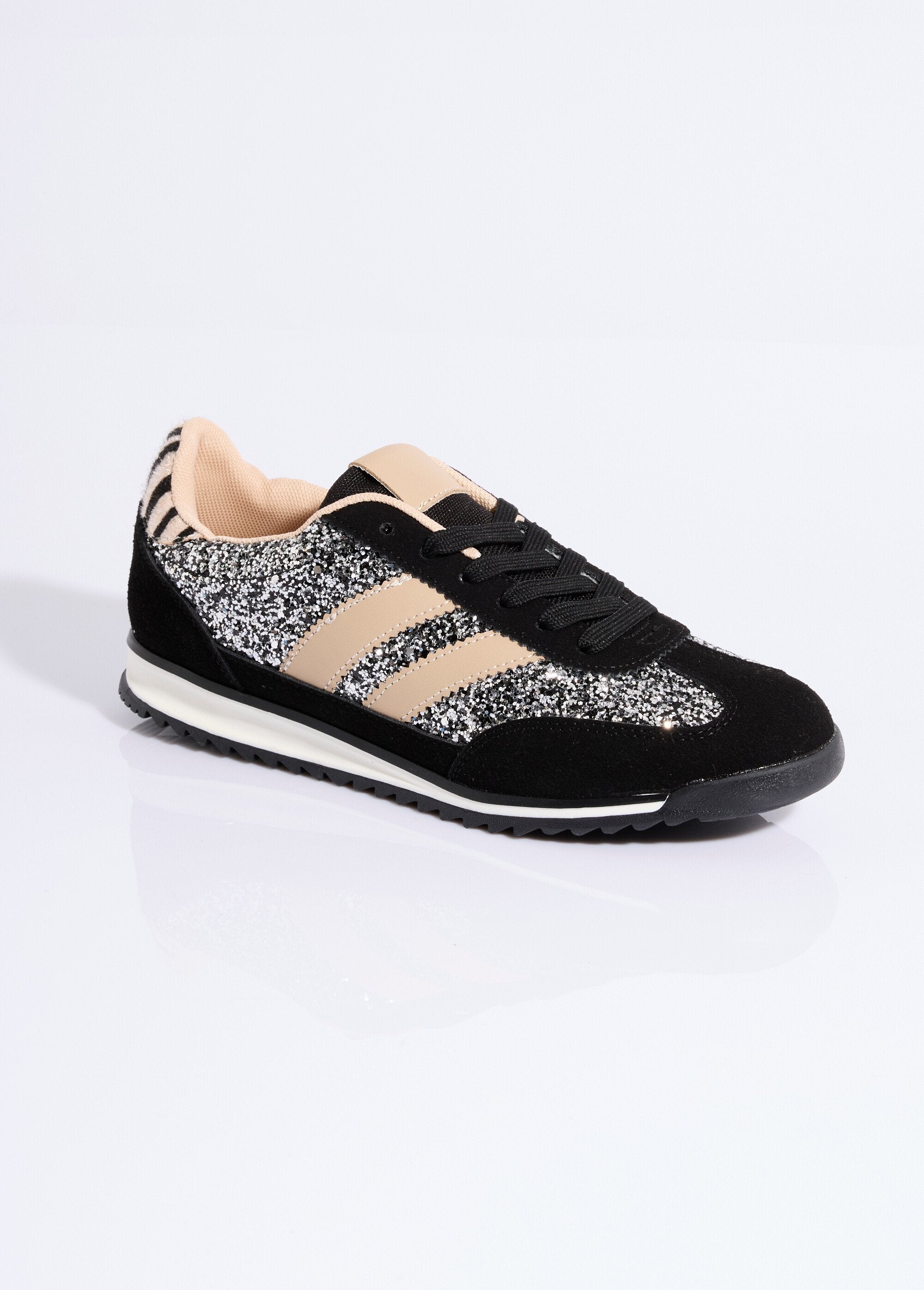 Sneakers_inspiration_rétro,_à_paillettes_Noir_FA1_slim