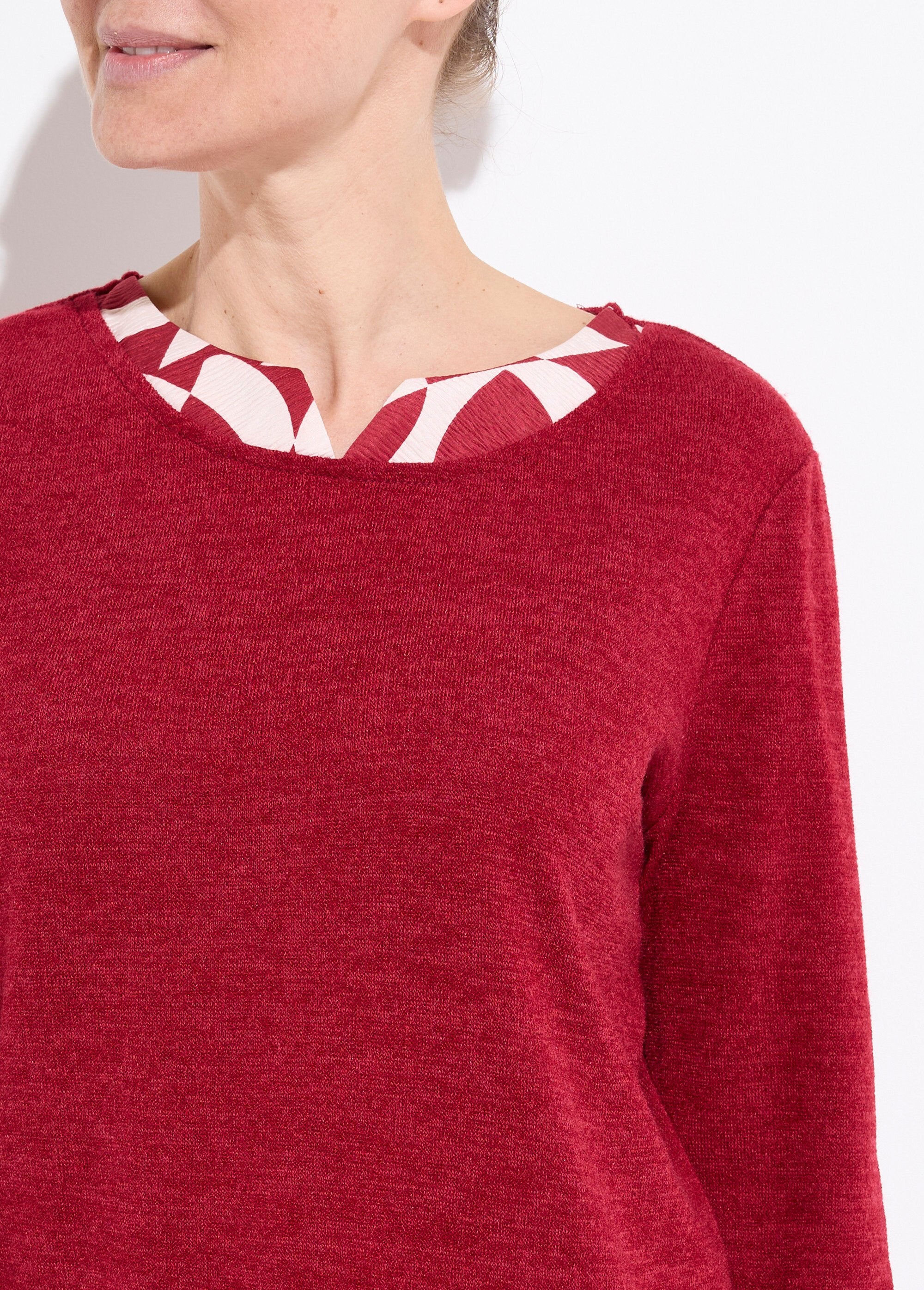 T-shirt_chaud_effet_2_en_1_manches_longues_Bordeaux_DE2_slim