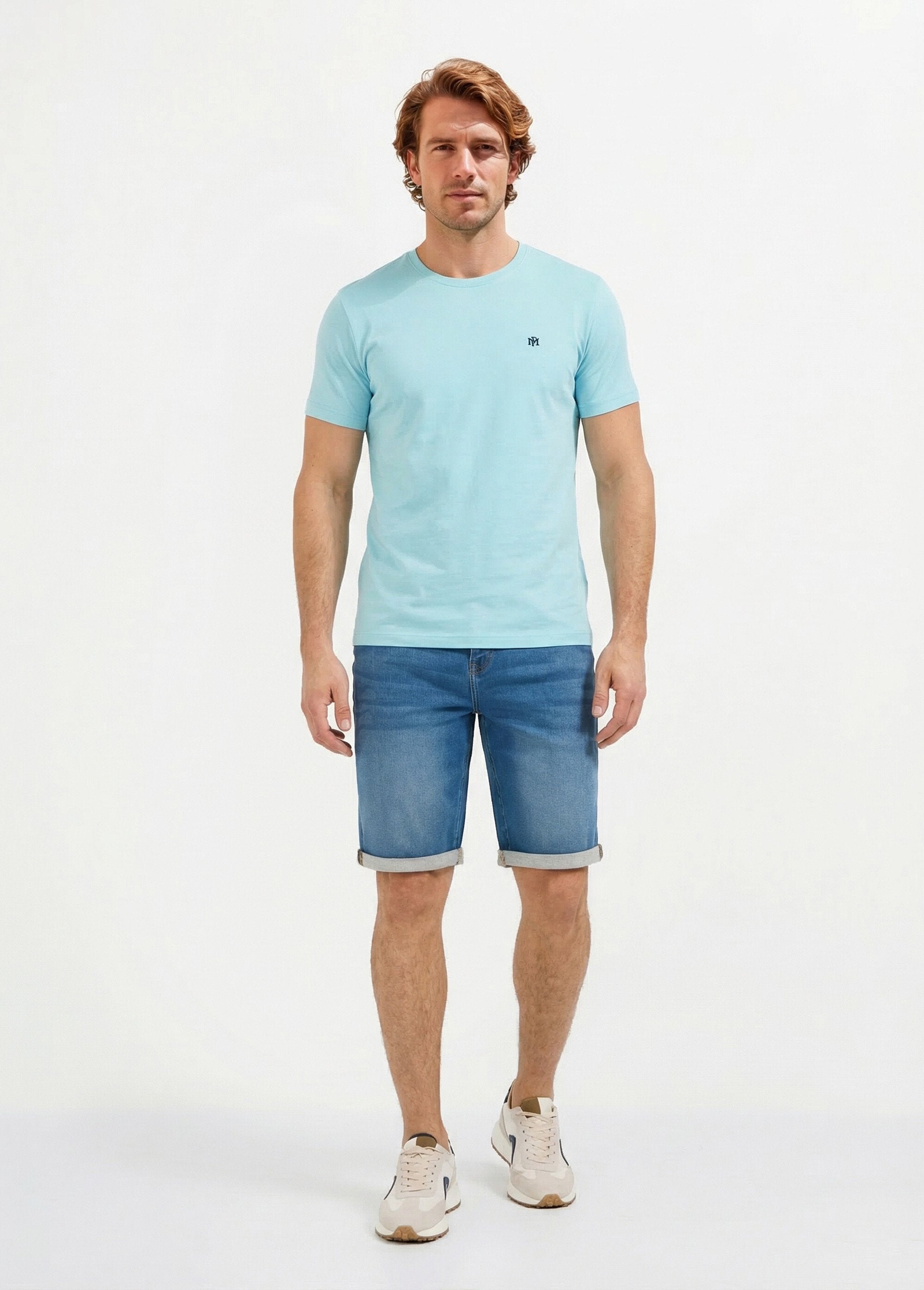 Camiseta_manga_curta_bordada_com_gola_redonda_Bleu_ciel_SF1_slim