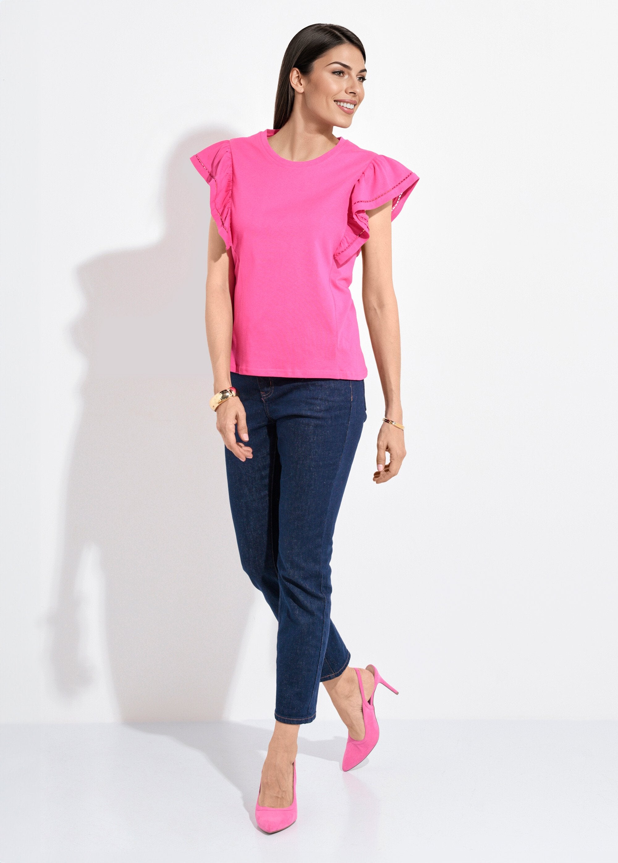 Camiseta_com_mangas_curtas_e_babados_vazados_Fuchsia_SF1_slim