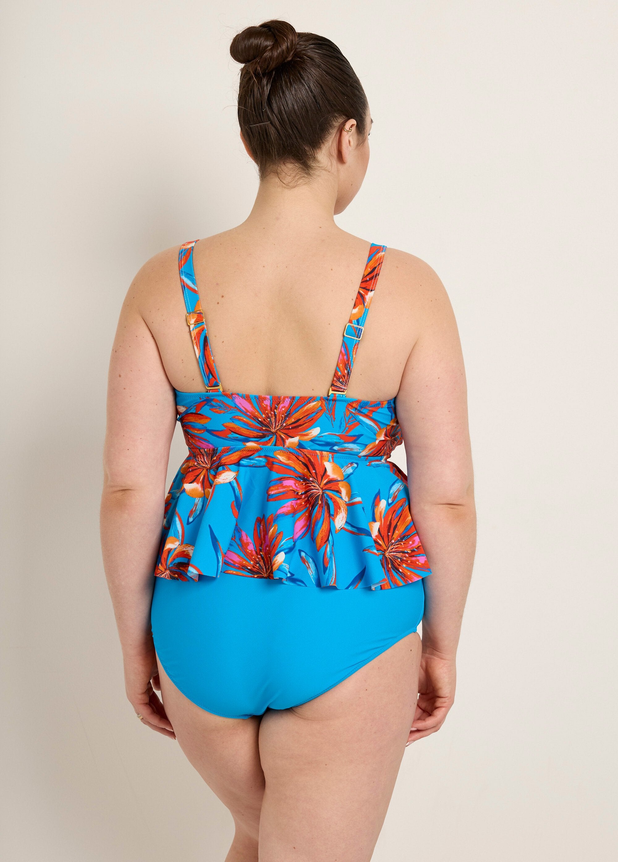 Tankini_2_peças_com_efeito_drapeado,_exótico_Bleu_imprime_DO1_curvy