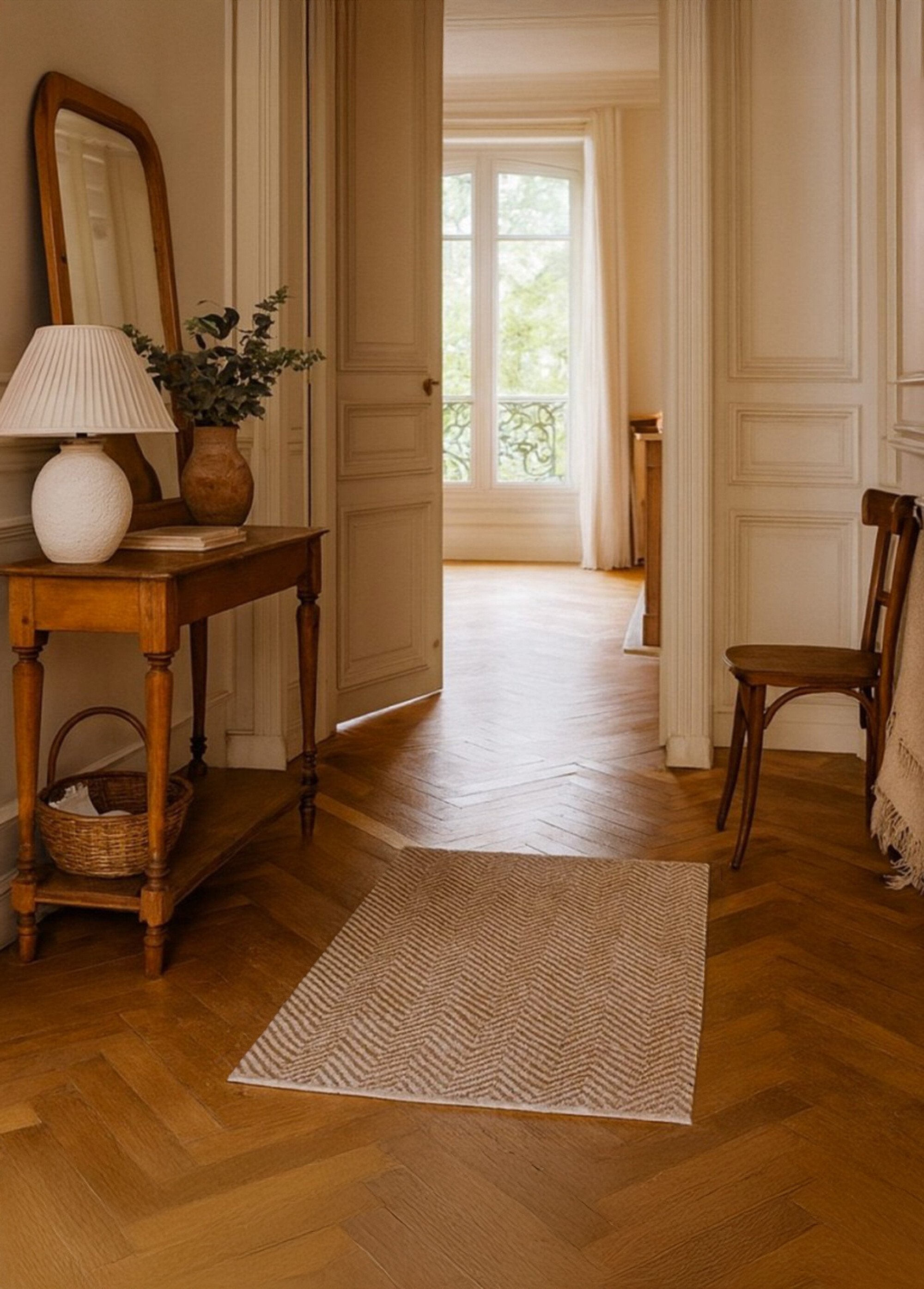 Tapete_com_padrão_de_espinha_de_peixe_90x60cm_Beige_SF1_slim