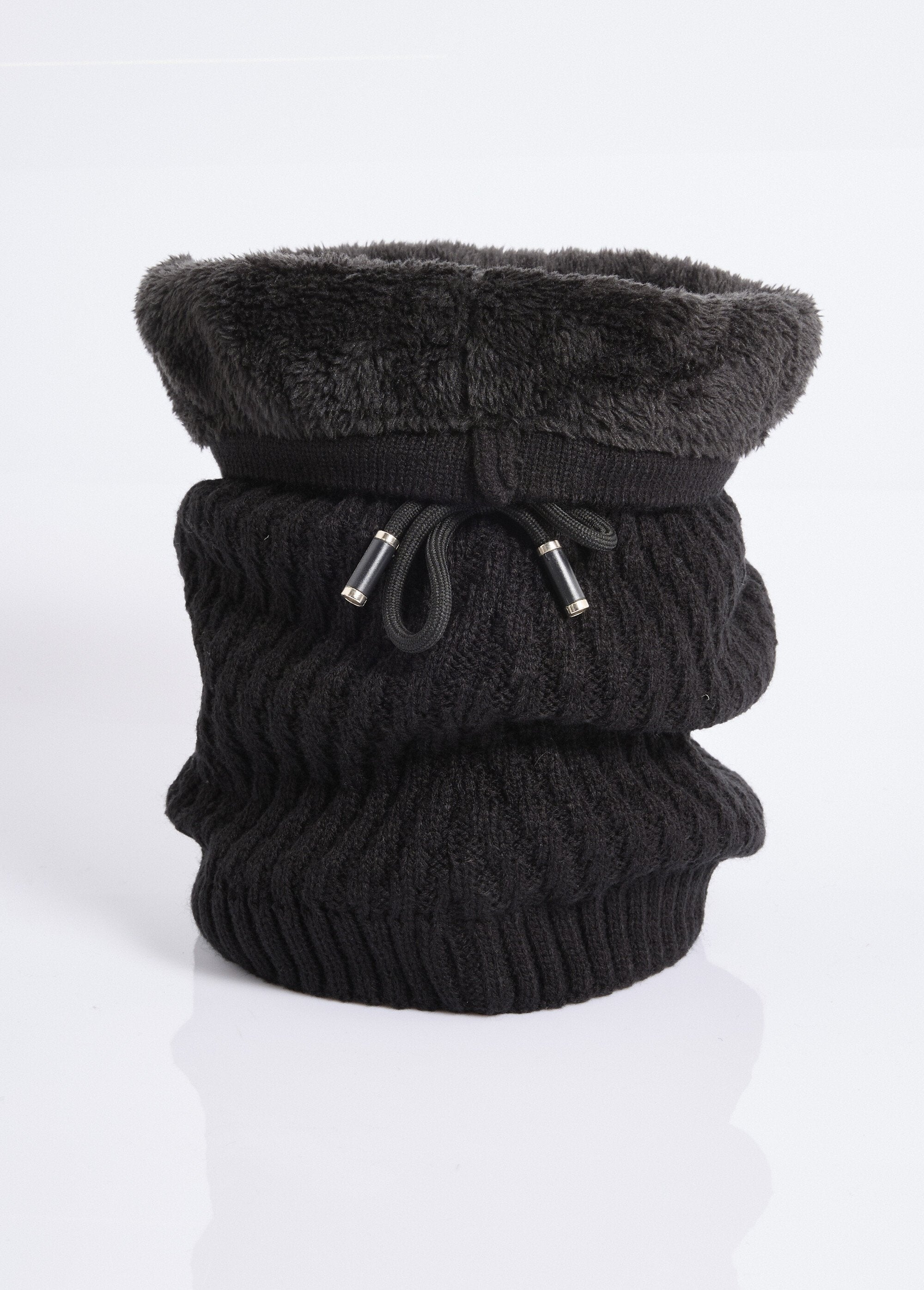 Tour_de_cou_maille_et_sherpa,_stries_Noir_FA1_slim