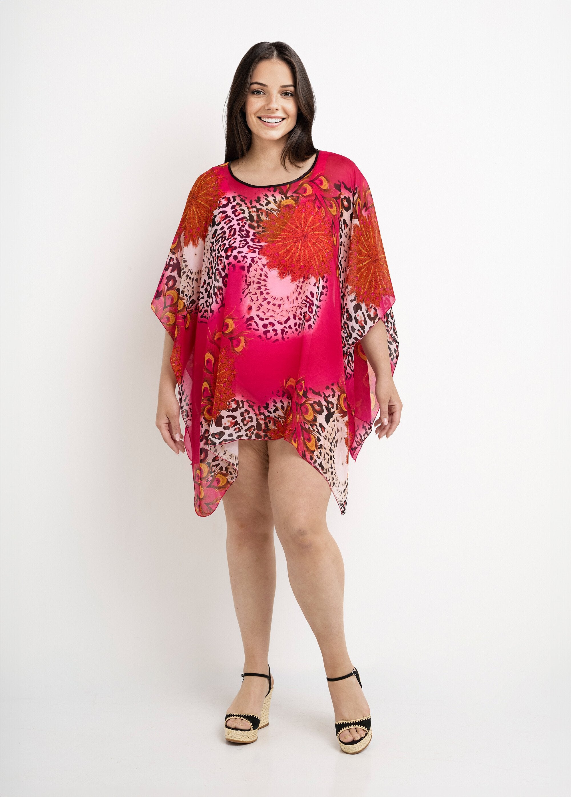 Tunique_de_plage_en_voile,_motif_animalier_Fuchsia_FA1_slim
