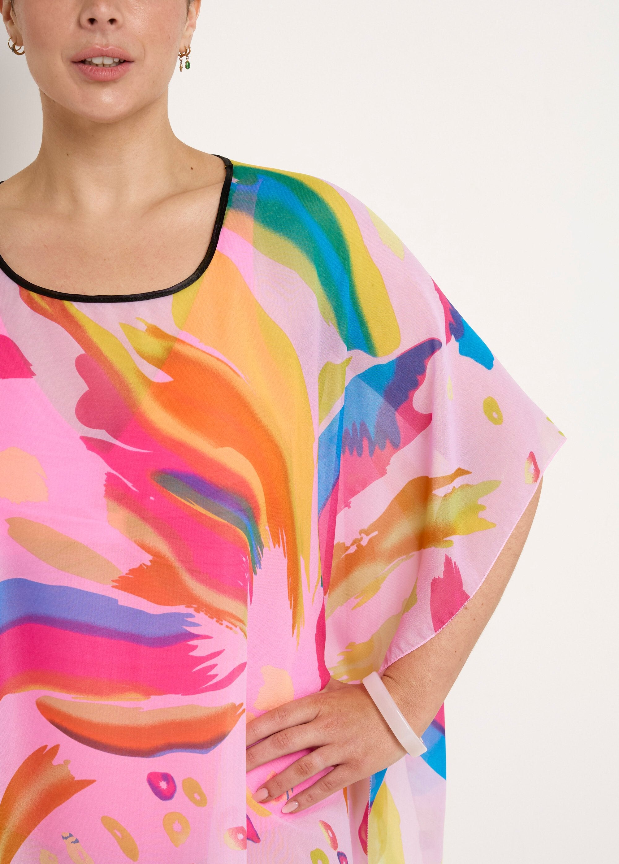 Tunique_de_plage_voile,_thème_arc-en-ciel_Multicolore_DE1_slim