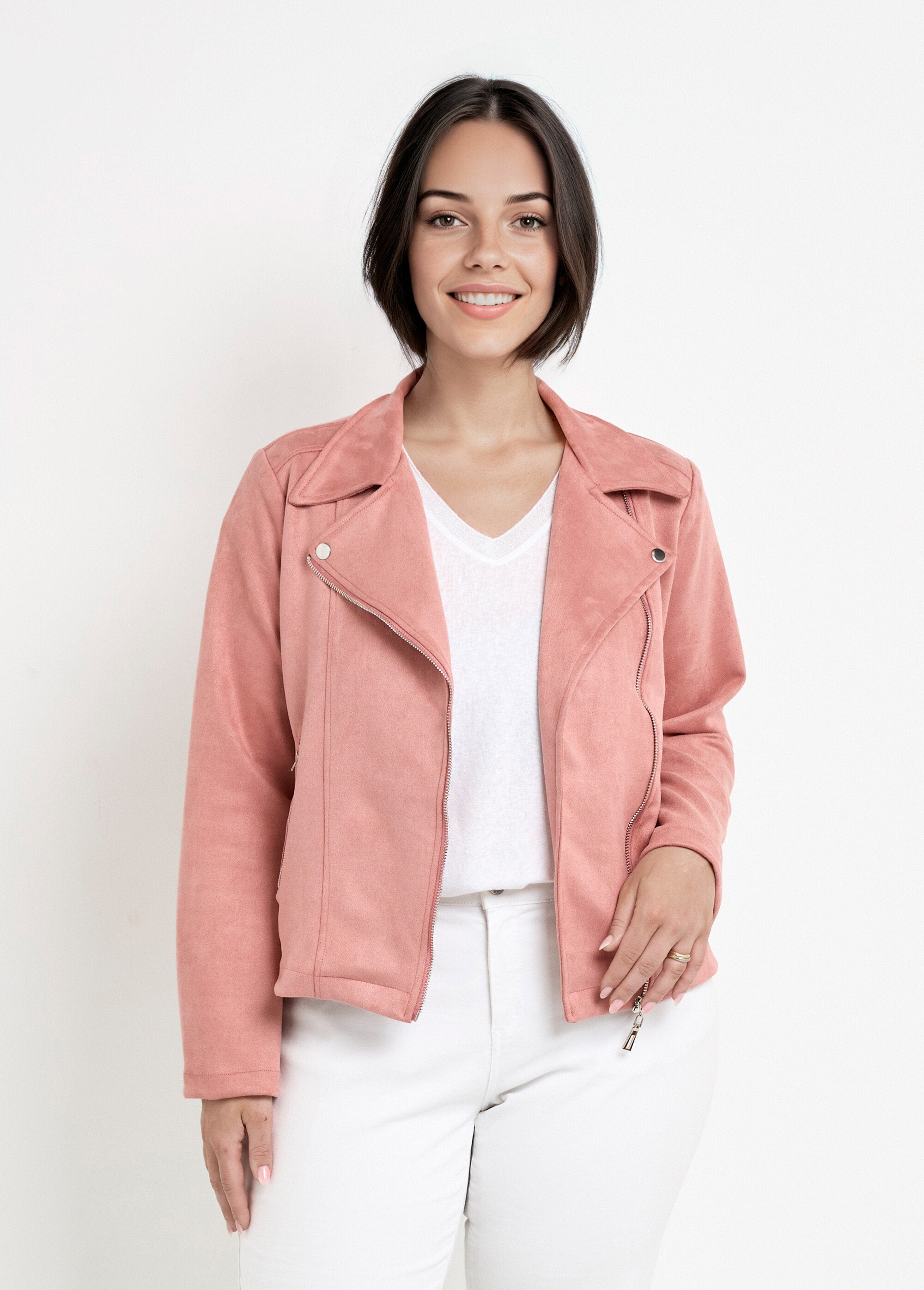Jaqueta_de_motociclista_de_camurça_com_zíper_Rose_poudre_FA1_curvy
