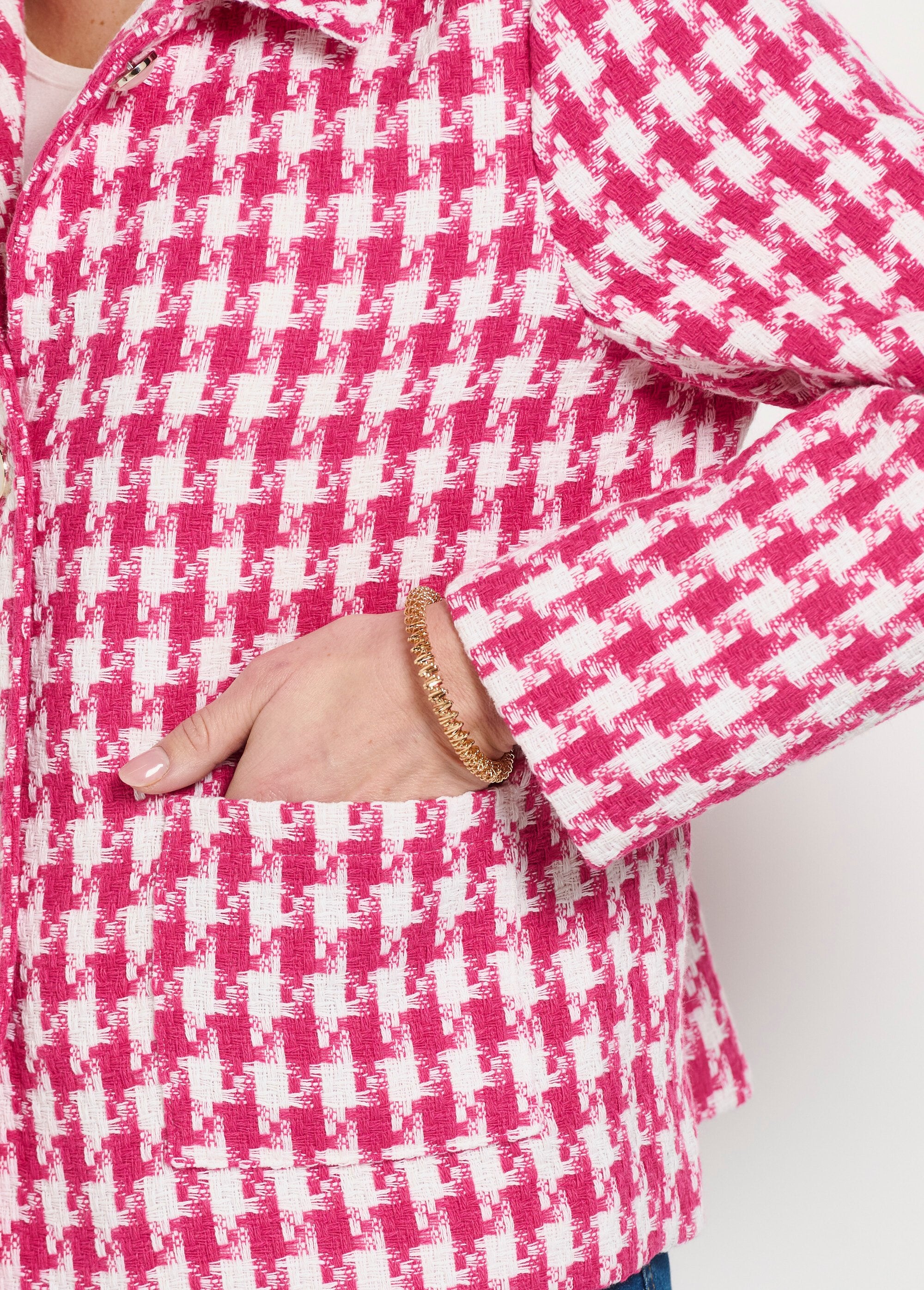 Casaco_curto_com_padrão_houndstooth_Rose_et_blanc_DE2_slim