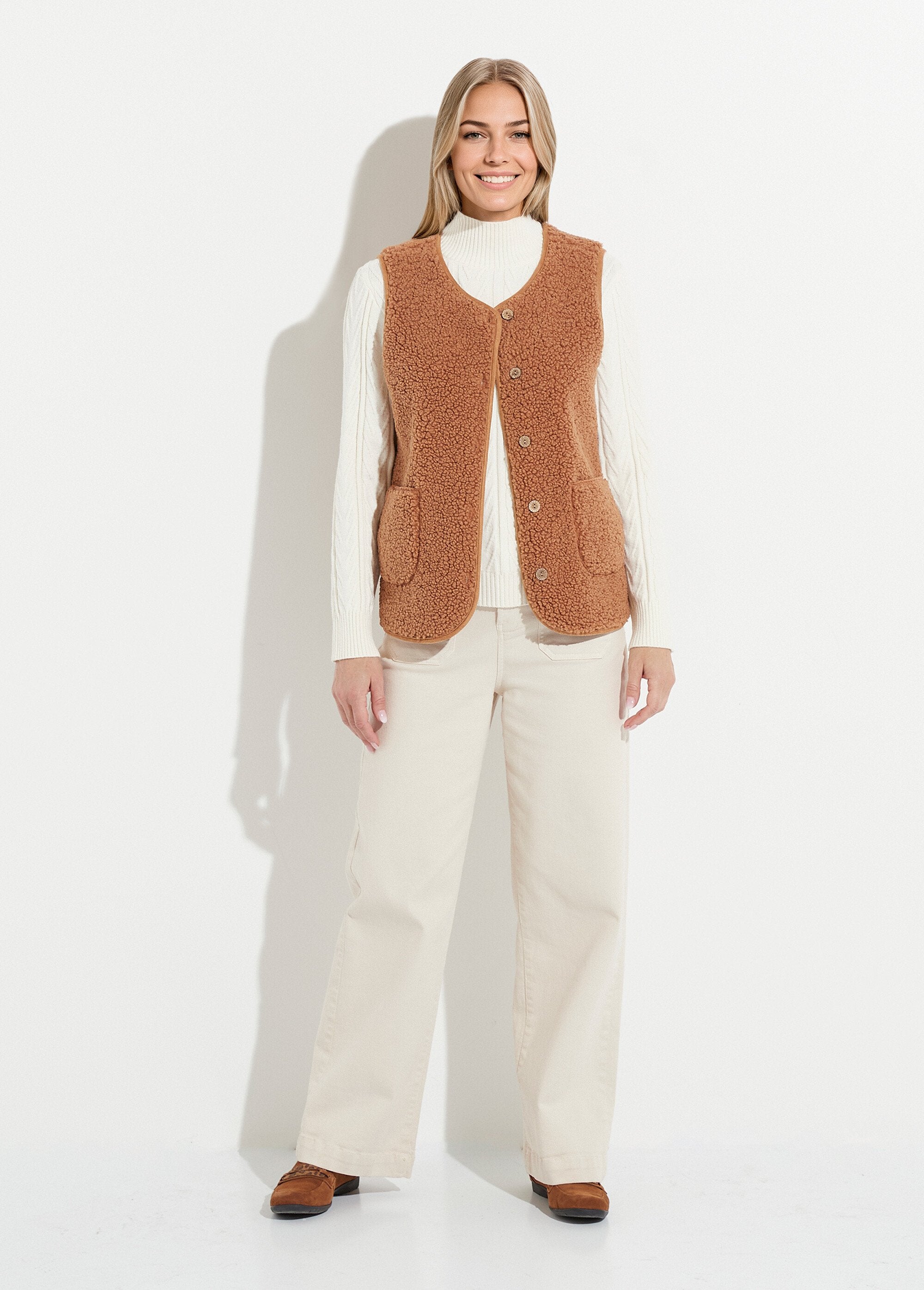 Veste_sans_manches_en_sherpa_intérieur_velouté_Caramel_SF1_slim