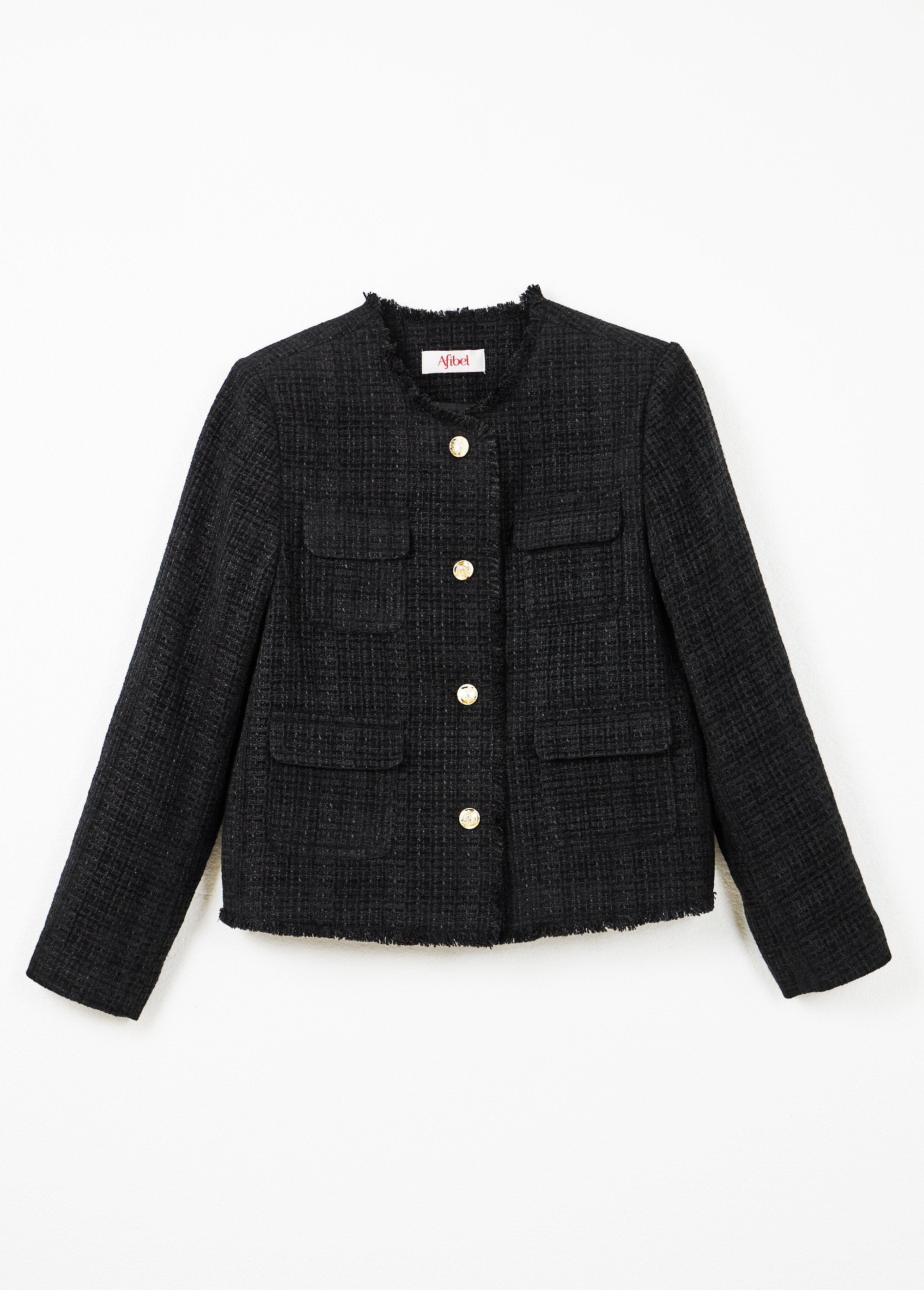 Jaqueta_de_tweed_sem_gola_com_franjas_e_botões_Noir_AP1_slim